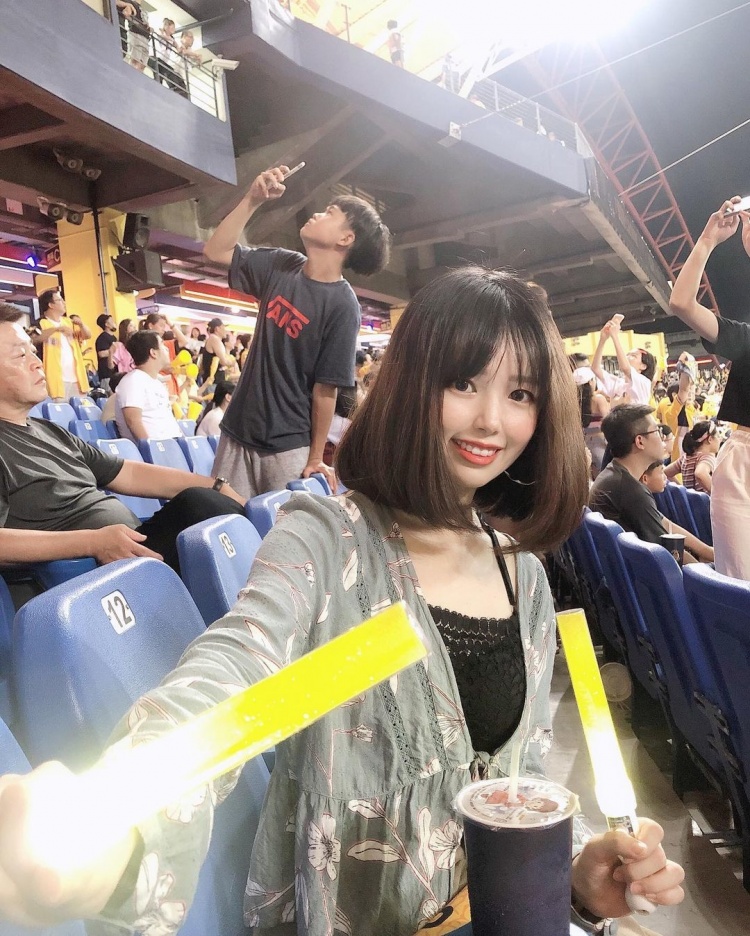 台灣大賽G7正妹女球迷「仙氣爆棚」氣質顏值超動人~蔡小芸-第1章-图片5