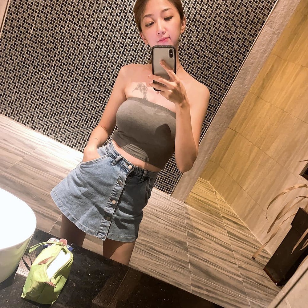 清秀直播主雞蛋妹「若㮀」胸前那個太有個性 172模特兒等級高挑身材-第1章-图片20