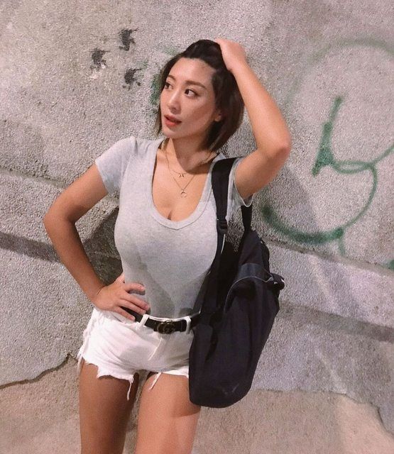 短髮氣質系正妹「甜美臉蛋＋誘人身材」…地方爸爸：這種鄰居哪裡找XD~Erin-第1章-图片3