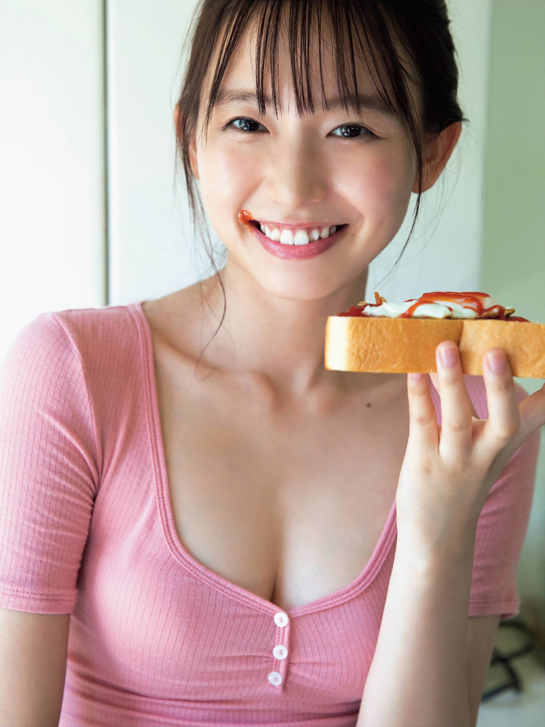 超甜美氣象主播 志田音音 解放D奶好身材