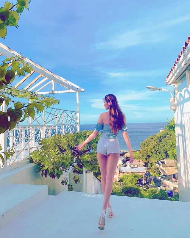 美腿女神Candice蔡譯心不只秀腿再多放送事業線正翻了-第1章-图片16