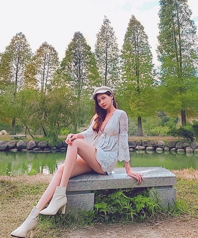 美腿女神Candice蔡譯心不只秀腿再多放送事業線正翻了-第1章-图片20