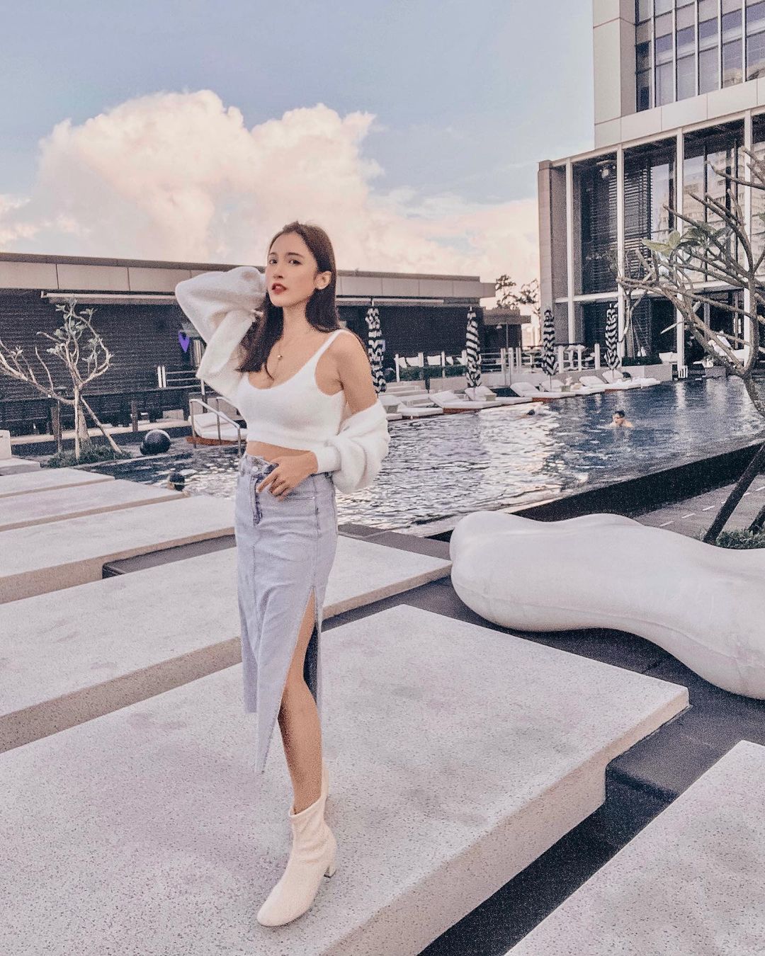 北投地熱谷出現「白皙正妹」不畏寒冷露香肩！~Chelsea 漾-第1章-图片21