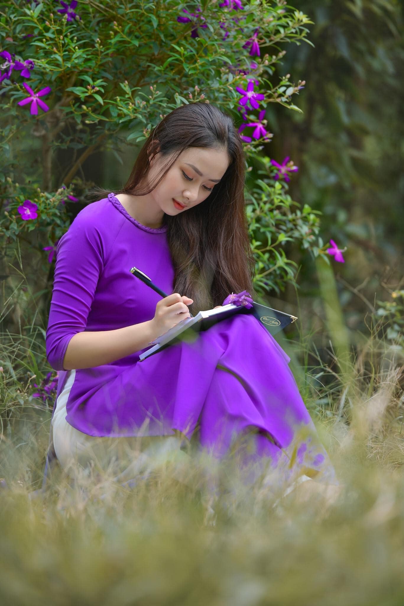 悲傷的午後紫色花瓣