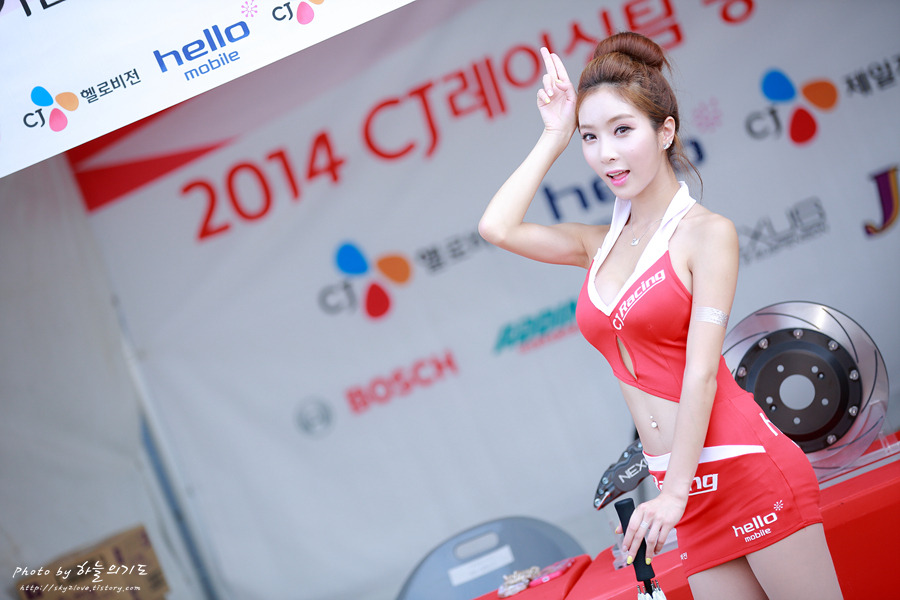 韓國車模[鄭正雅]  CJ Racing