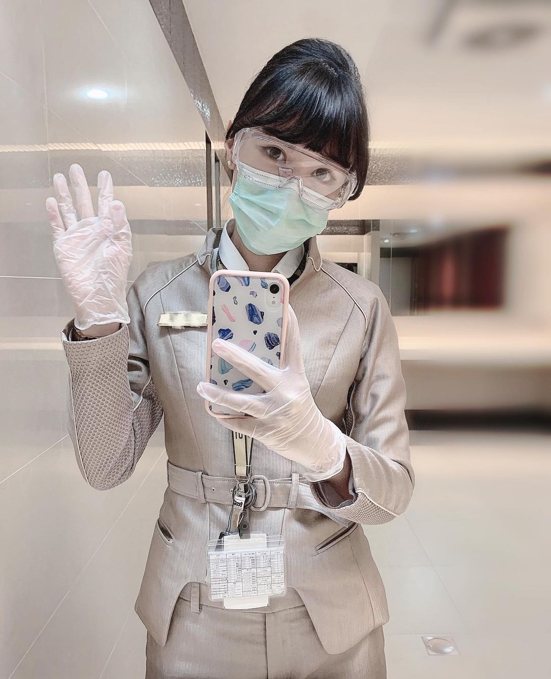 受到疫情影響航班被砍 依舊不影響正妹空姐winnie-第1章-图片30
