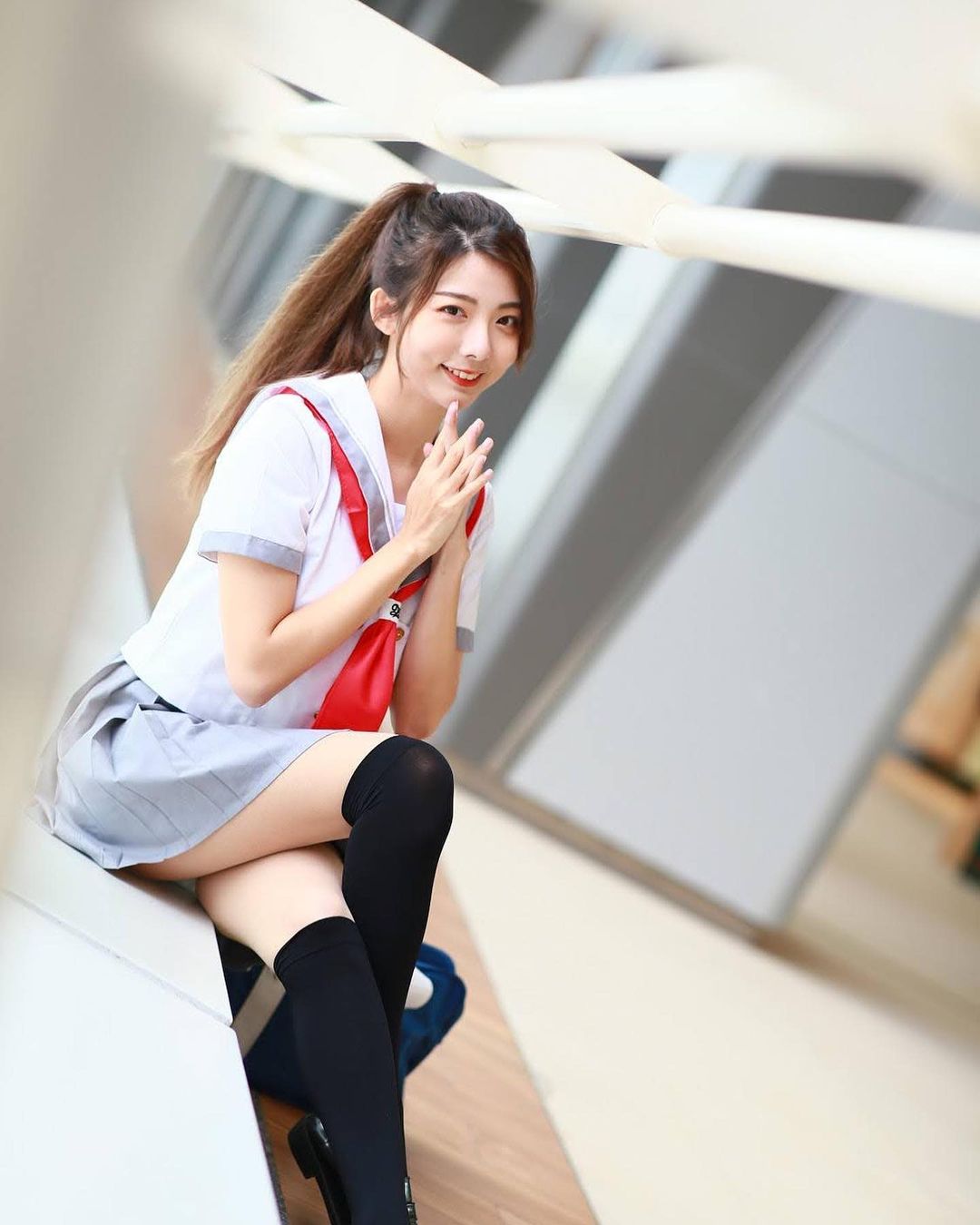 Clean and fresh sister Suso smiles and sweetened with electric shower charm.-第1章-图片22
