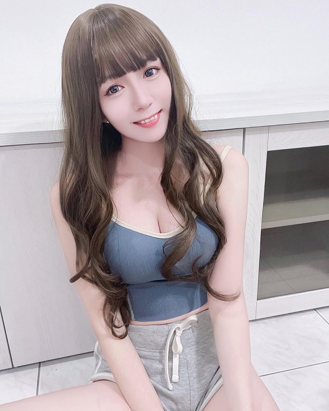 喜劇演員蛋黃 笑容甜美奶又大女友視角飽滿乳彈不斷衝出螢幕-第1章-图片7