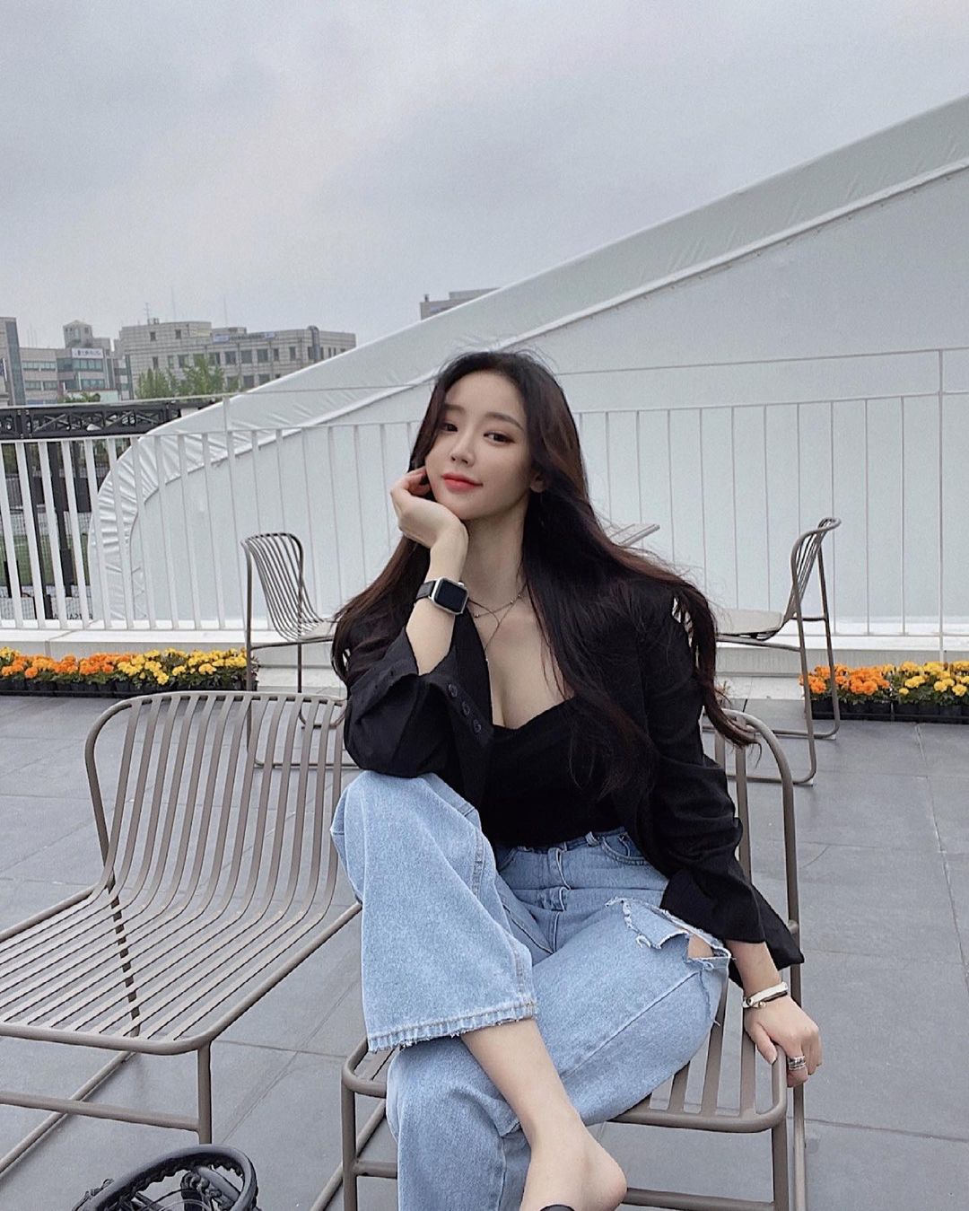 長腿姊姊的一天，你也想陪她度過嗎？~예핏-第1章-图片5