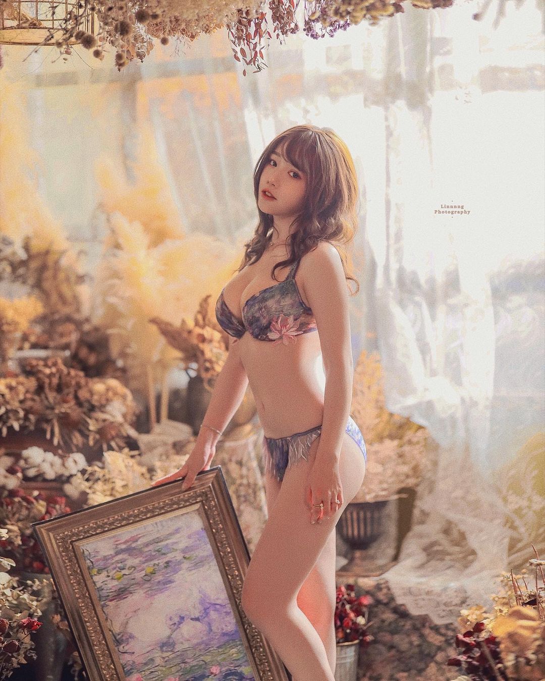 Beautiful girlfriend Linnnng's elegant temperament erupts, the fiery seductive perspective is filled, making it impossible to take a look away!-第1章-图片10