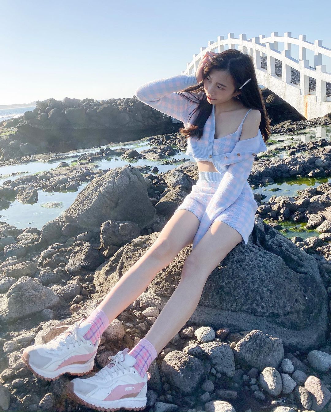 氣質口口口萱萌系「白嫩美體」讓人想好好疼愛! 養眼逆天長腿「曲線太優質」!-第1章-图片5