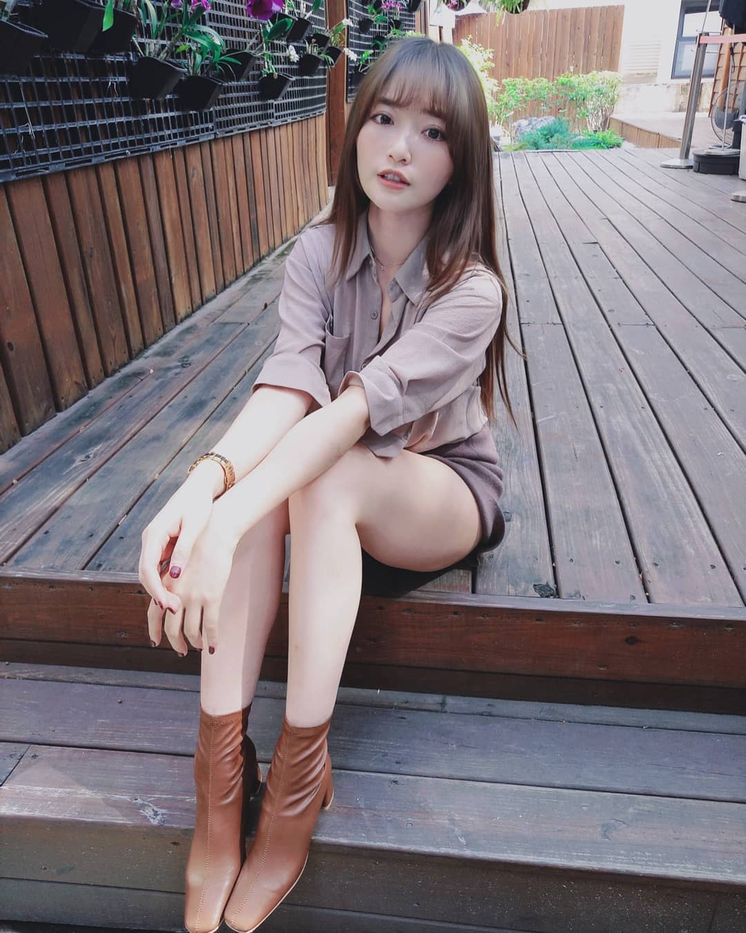 美乳正妹「Mita映晨」清新高顏值外表,,甜美微笑讓人心醉!巨奶快從泳衣爆出來!-第1章-图片1