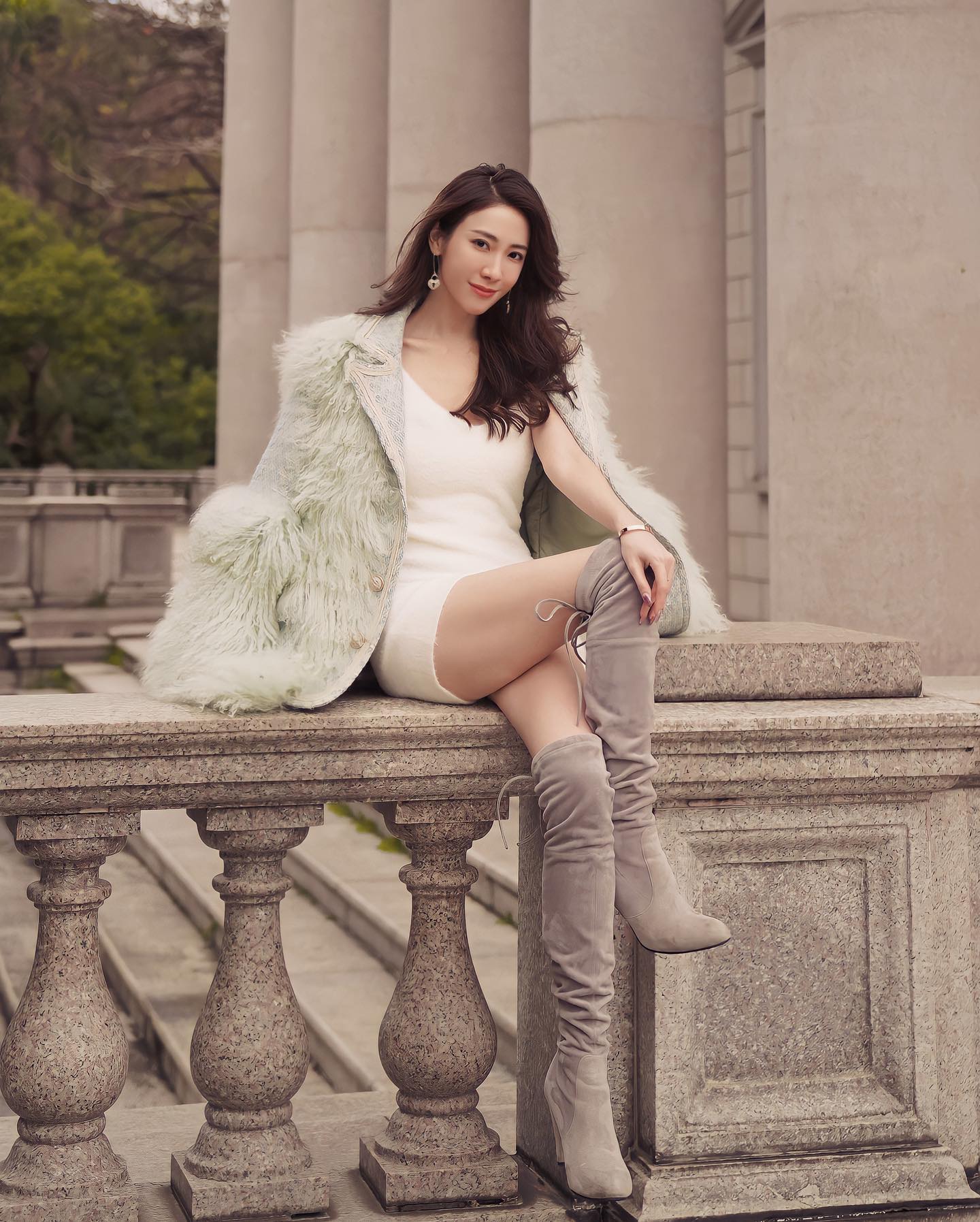 長腿妹子「annabelle安娜」美乳角度超飽滿，「逆天長腿」乍現，視覺效果超震撼-第1章-图片8