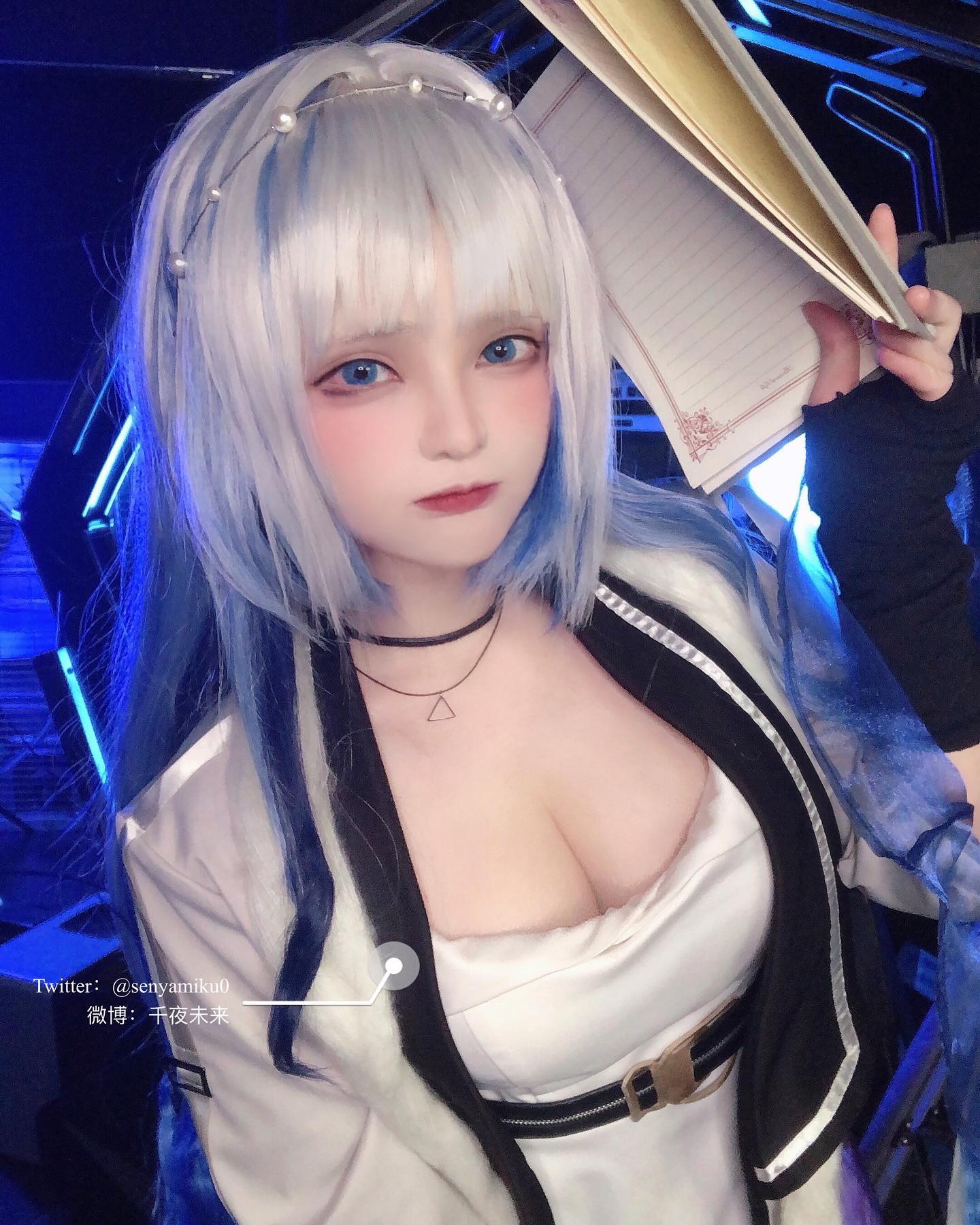 「千夜未來」跨越次元壁，超極品顏值讓人好興奮啊，「性感深溝」看了立刻噴血-第1章-图片4