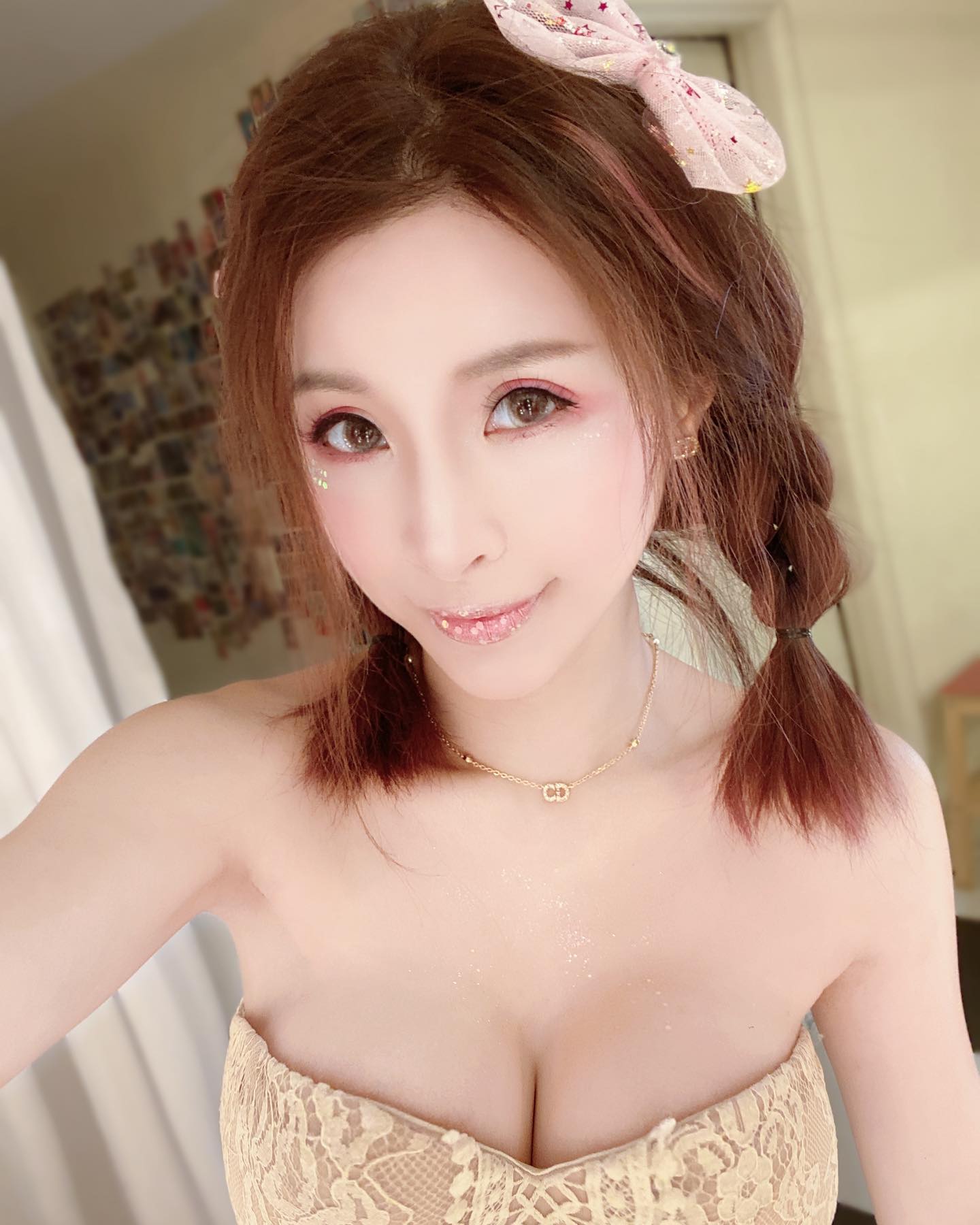 火辣甜心「林倪安」低胸視角角度有夠邪惡！眼神放電超媚惑，神級美乳太誘人啦！-第1章-图片8