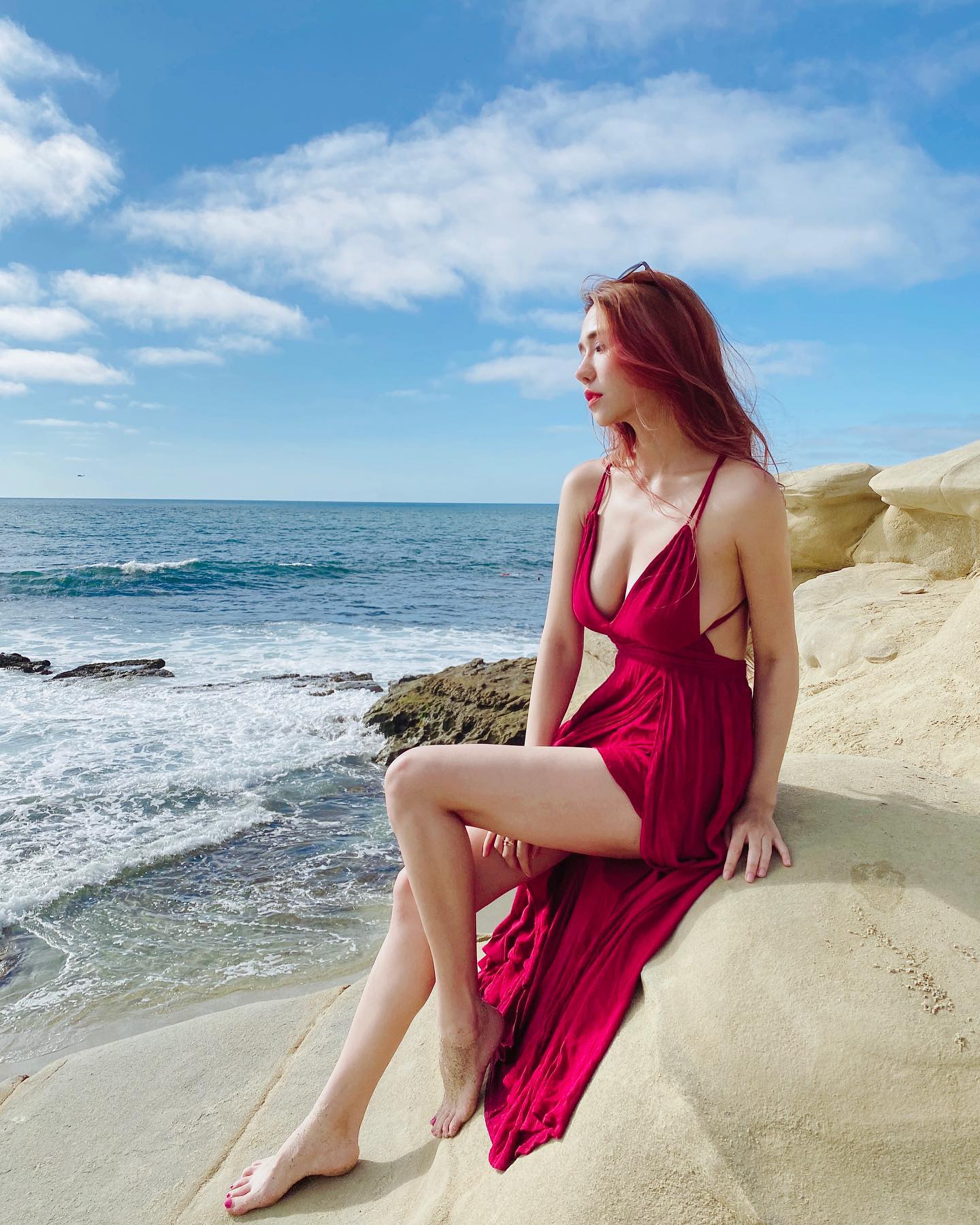 長腿女神「橫綱凱咪」穿什麼衣服都遮不住豐滿的上圍！視角犯規到根本無法專心-第1章-图片6