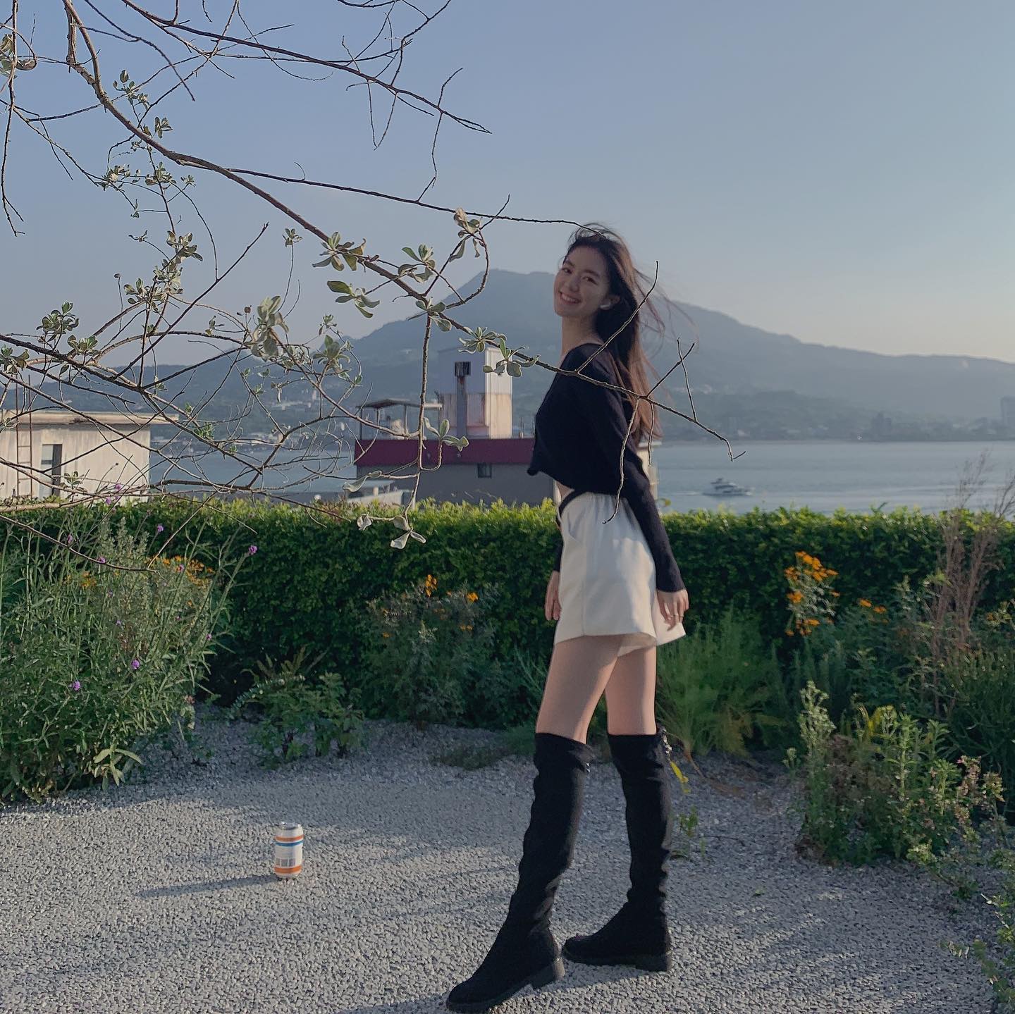 清新甜心「啾啾」用溫暖微笑與性感身材融化你的心！洋裝下暗藏「兇猛乳量」-第1章-图片6