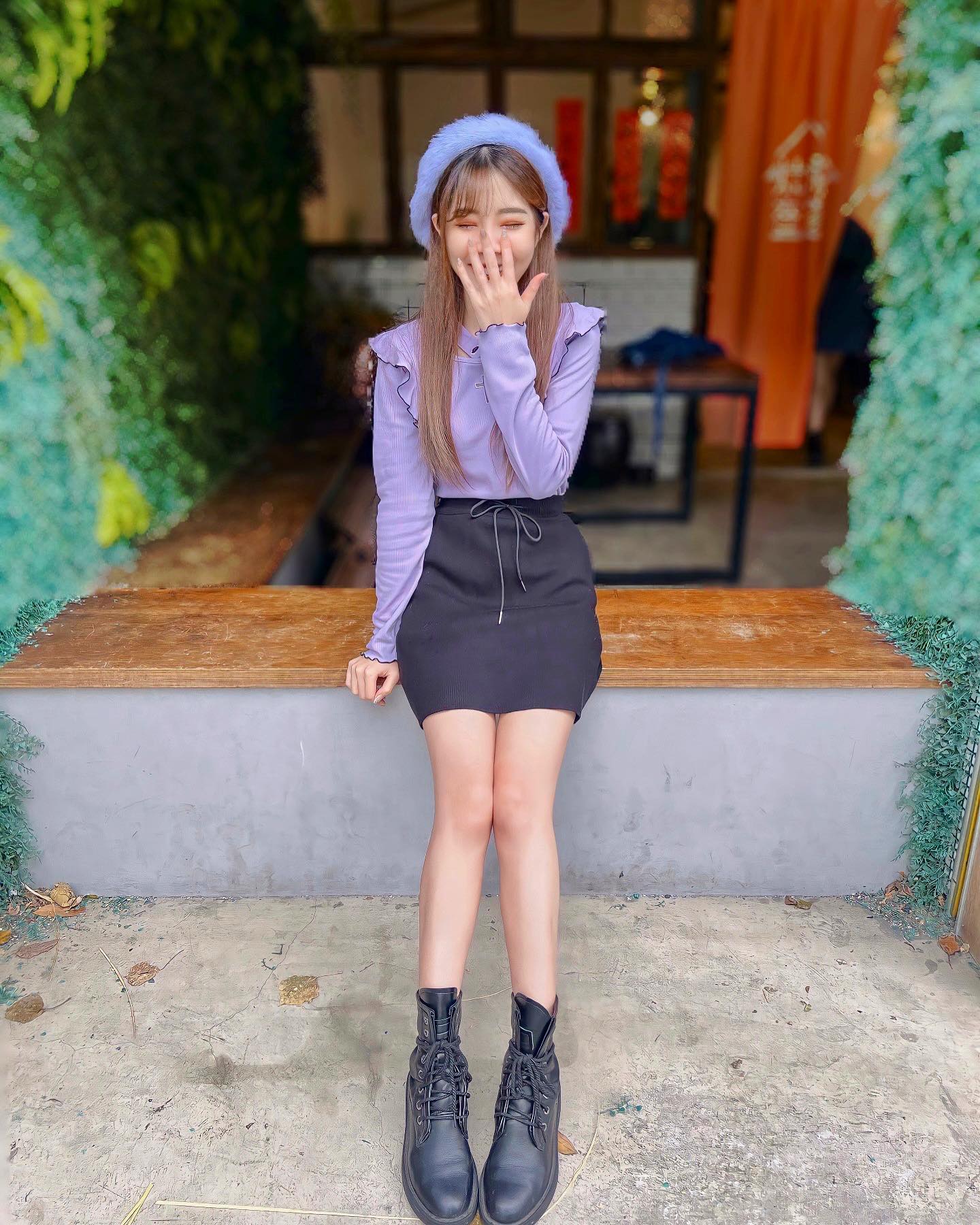 「倪暄Eli」滿滿的「甜美笑容」氣質滿分，雪白辣腿＋白皙美乳太極品！-第1章-图片7