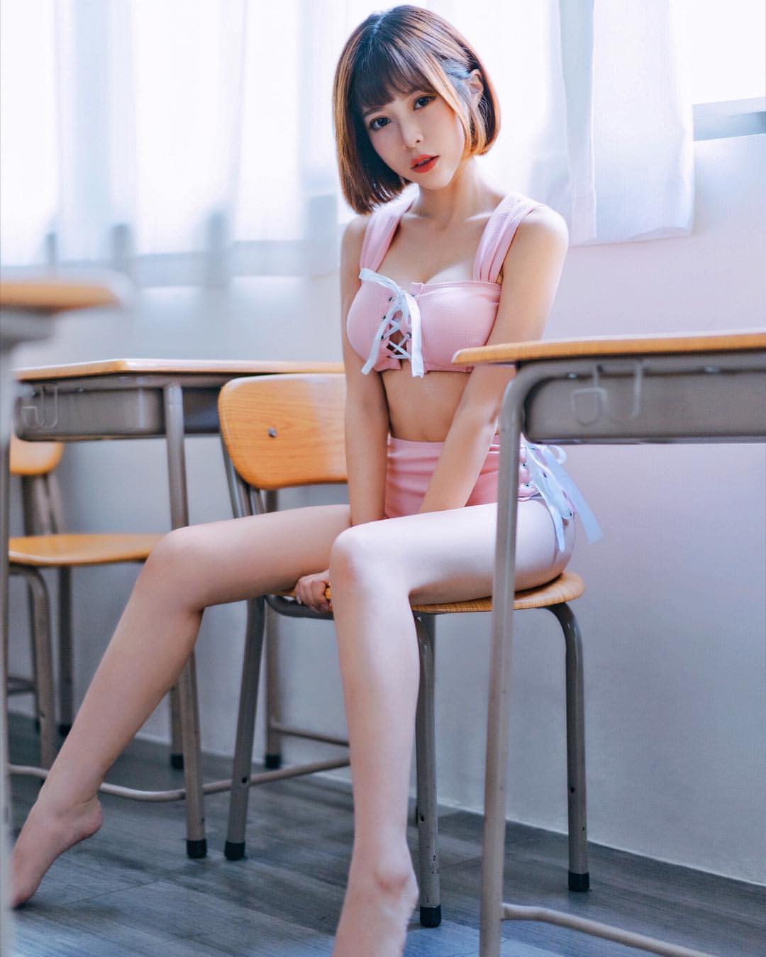 超萌短髮大眼妹Chubby糖 雪白巨乳完全無法忽視-第1章-图片16