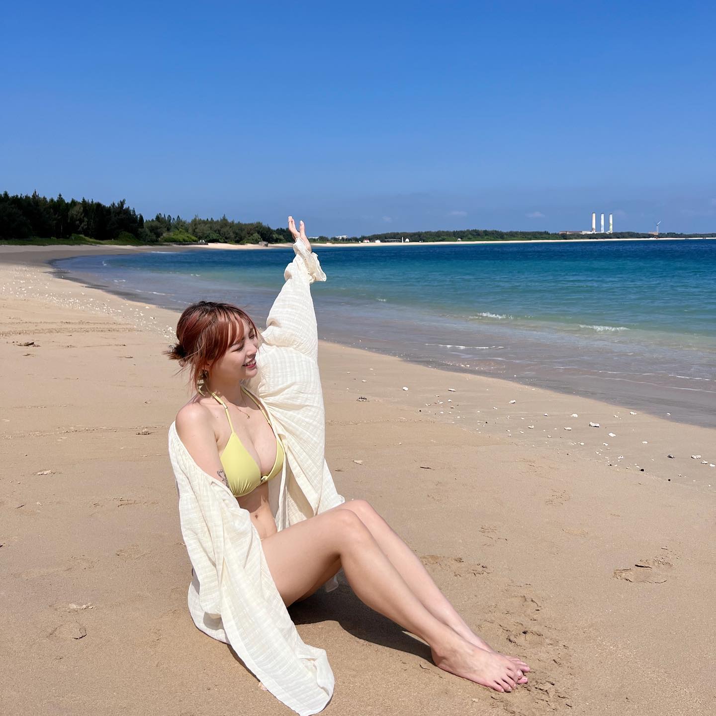 美女Youtuber「一隻阿圓」超帶感的視覺衝擊會上癮啊，「飽滿乳溝」讓人狂噴鼻血！-第1章-图片2