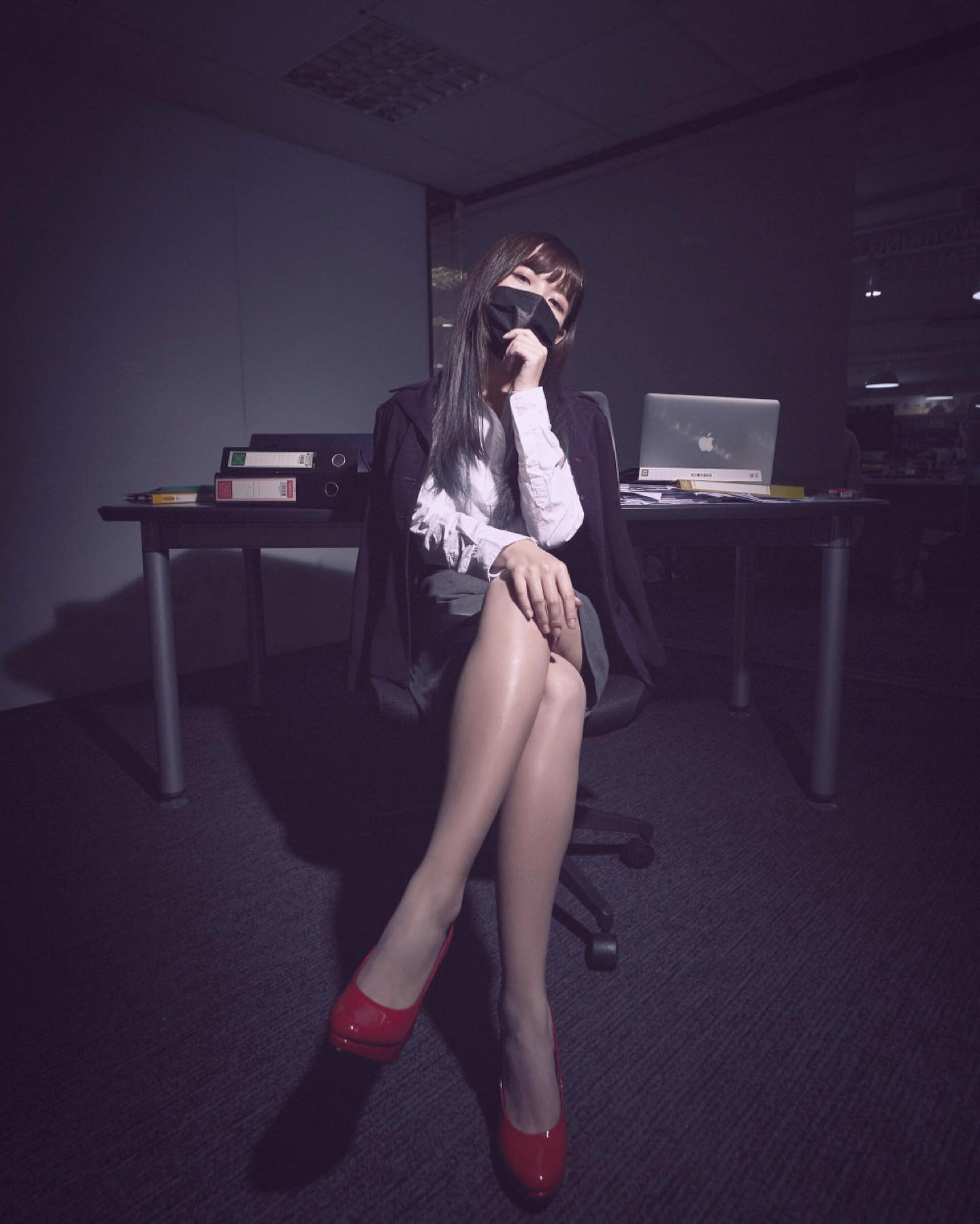 口罩美腿妹子「關關關兒」馬甲線超優質「修長曲線」辣翻，好讓人著迷！-第1章-图片8