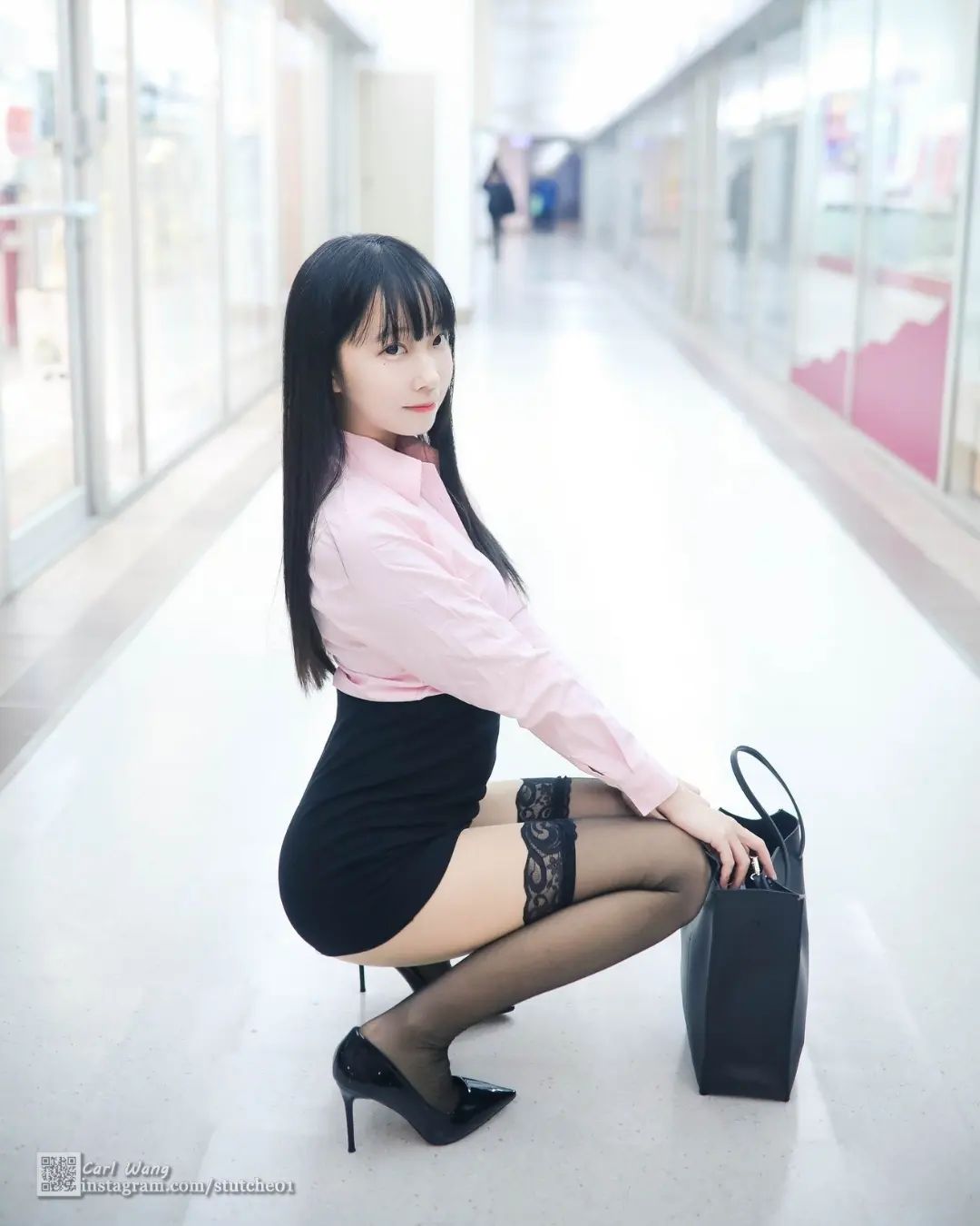 S級美腿辣妹「小孟」萌氣十足，白皙美腿比例太強大！清新甜美讓網友瘋狂了！-第1章-图片8