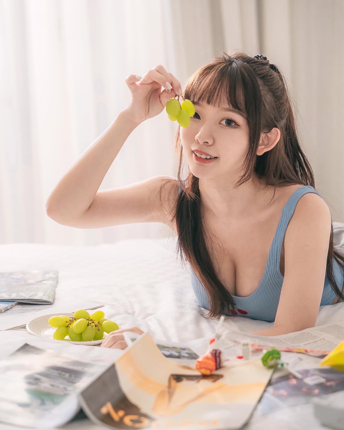 正妹「詹竹竹」超豐滿上圍＋纖細腰身，一低頭都是滿滿的奶量！畫面看起來好大好滿-第1章-图片7