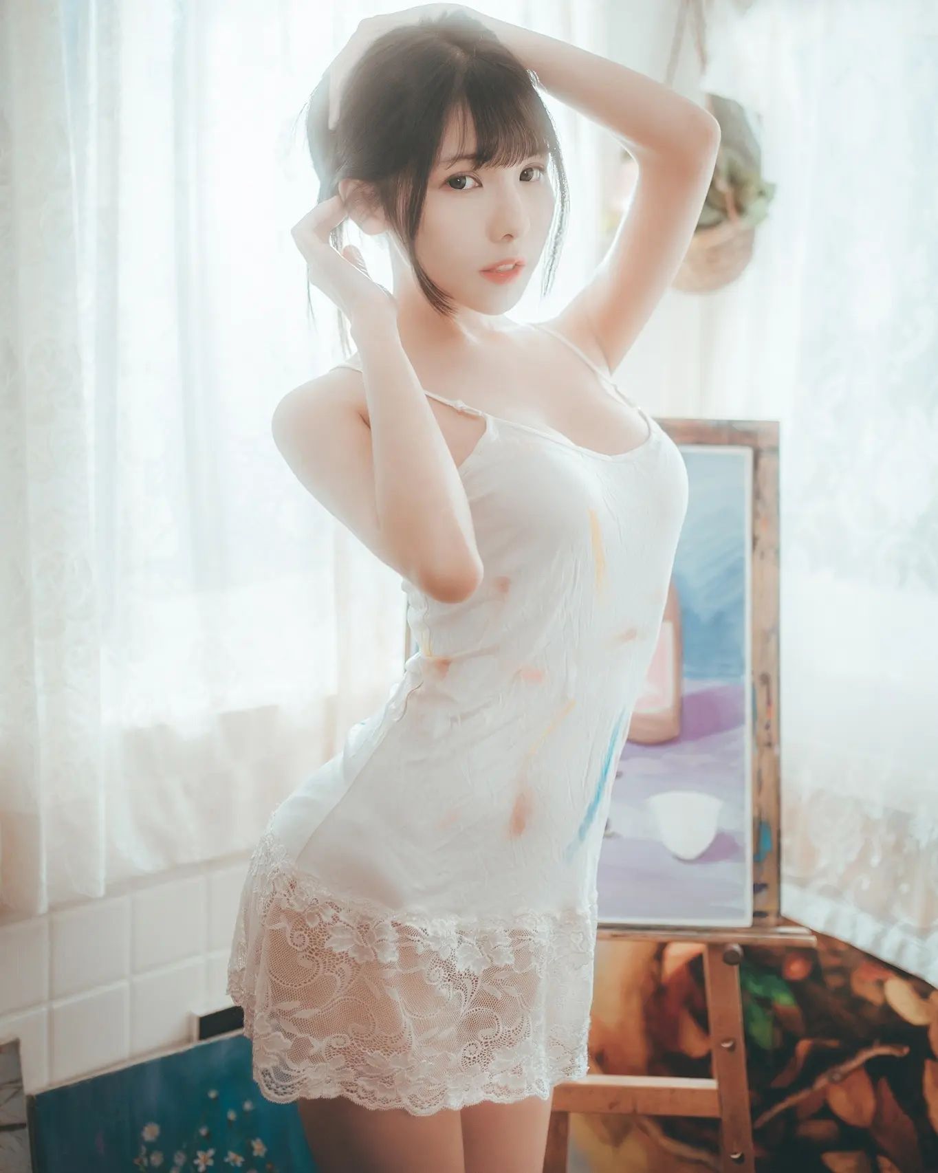 性感辣妹「依霜」超色氣胴體曲線，畫面有夠犯規，大秀「深遂事業線」-第1章-图片8