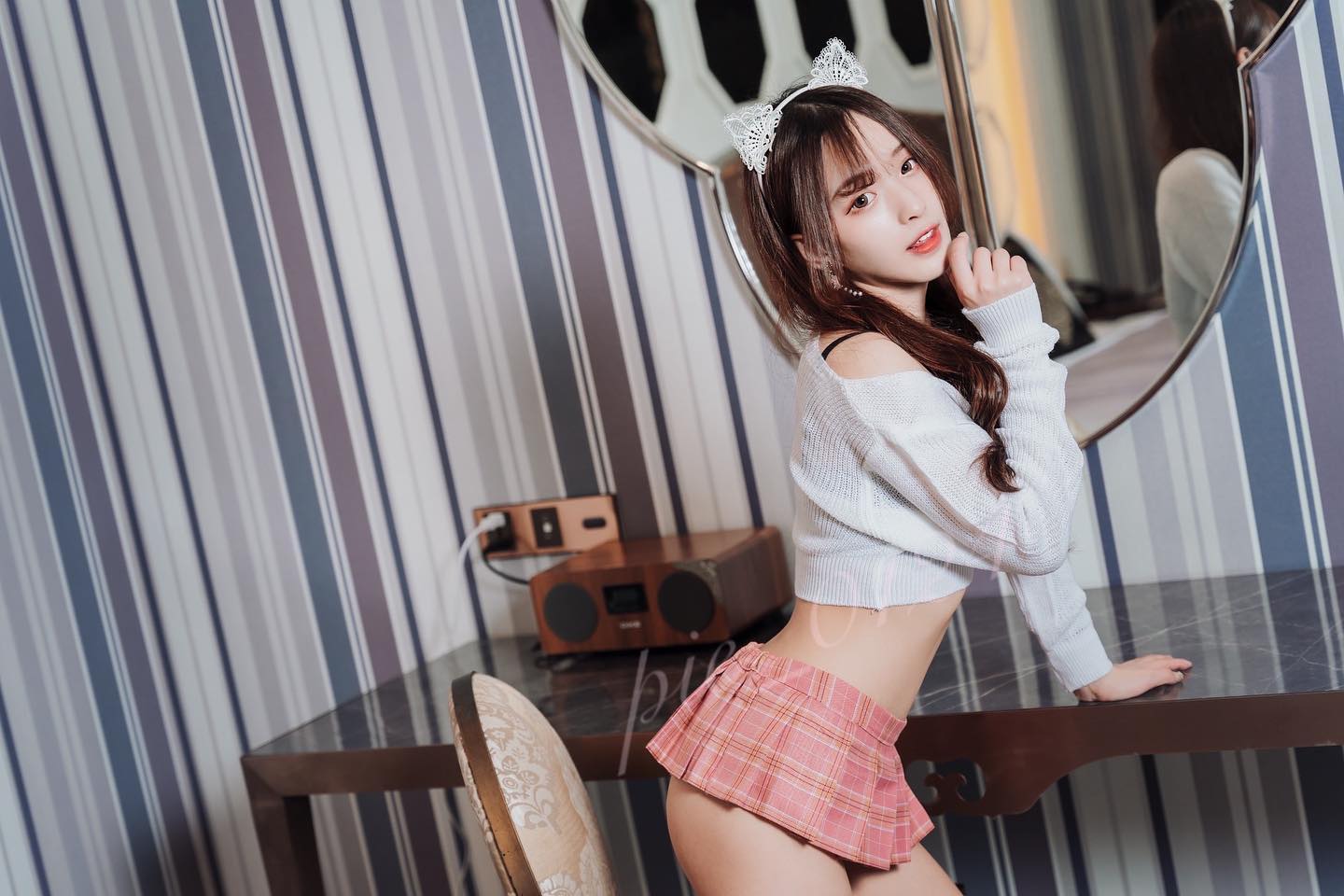 氣質長髮妹「全糖熊熊」網友看一眼就受不了！展現超深事業線！ 魅力超誘人！-第1章-图片7