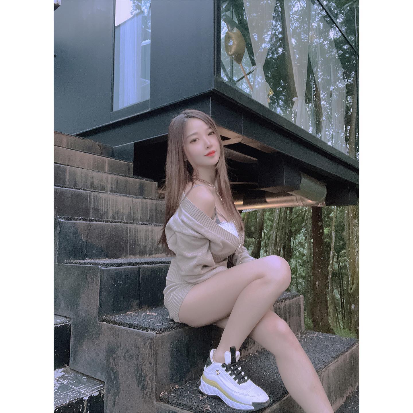 凶狠正妹「心瑜」超份量爆乳與甜美顏值的最棒反差，「雪白美體」太誘人-第1章-图片1