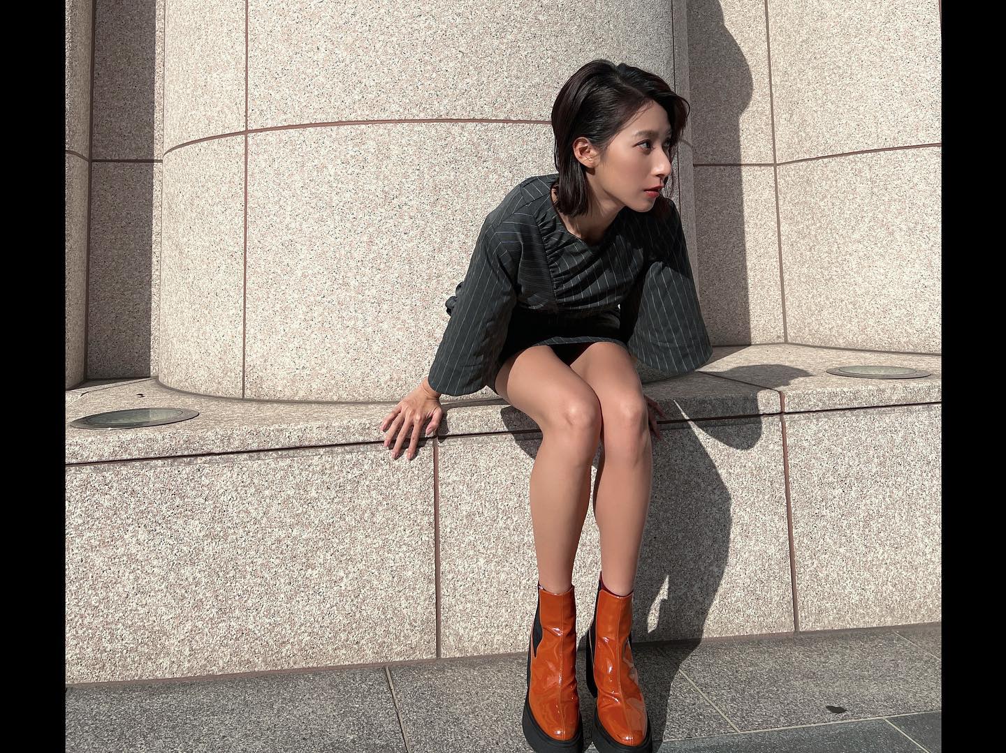 清純正妹「楊晴」美乳身材線條好犯規！小露細腰好性感！讓人欲罷不能！-第1章-图片8