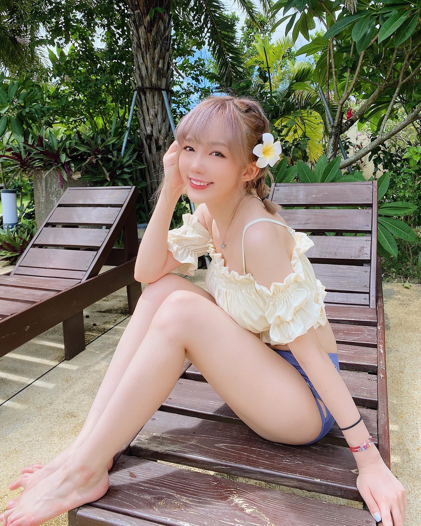 甜心正妹「翁子婷」嫩乳的逆襲！「白嫩養眼美肌」讓粉絲都暴動！-第1章-图片5