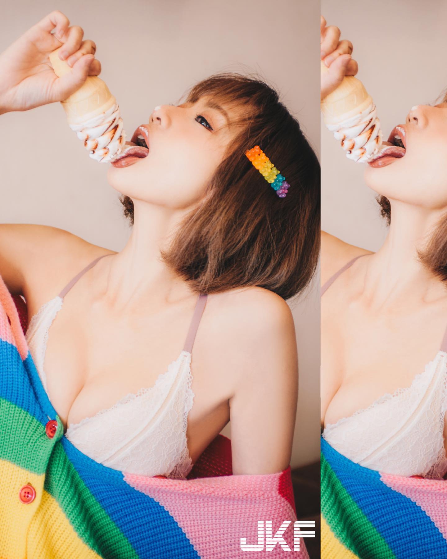 「優寶」超胸乳量有夠神猛！乳波讓全場跟著不停跳動！甜甜一笑「養眼深溝超迷人」-第1章-图片4