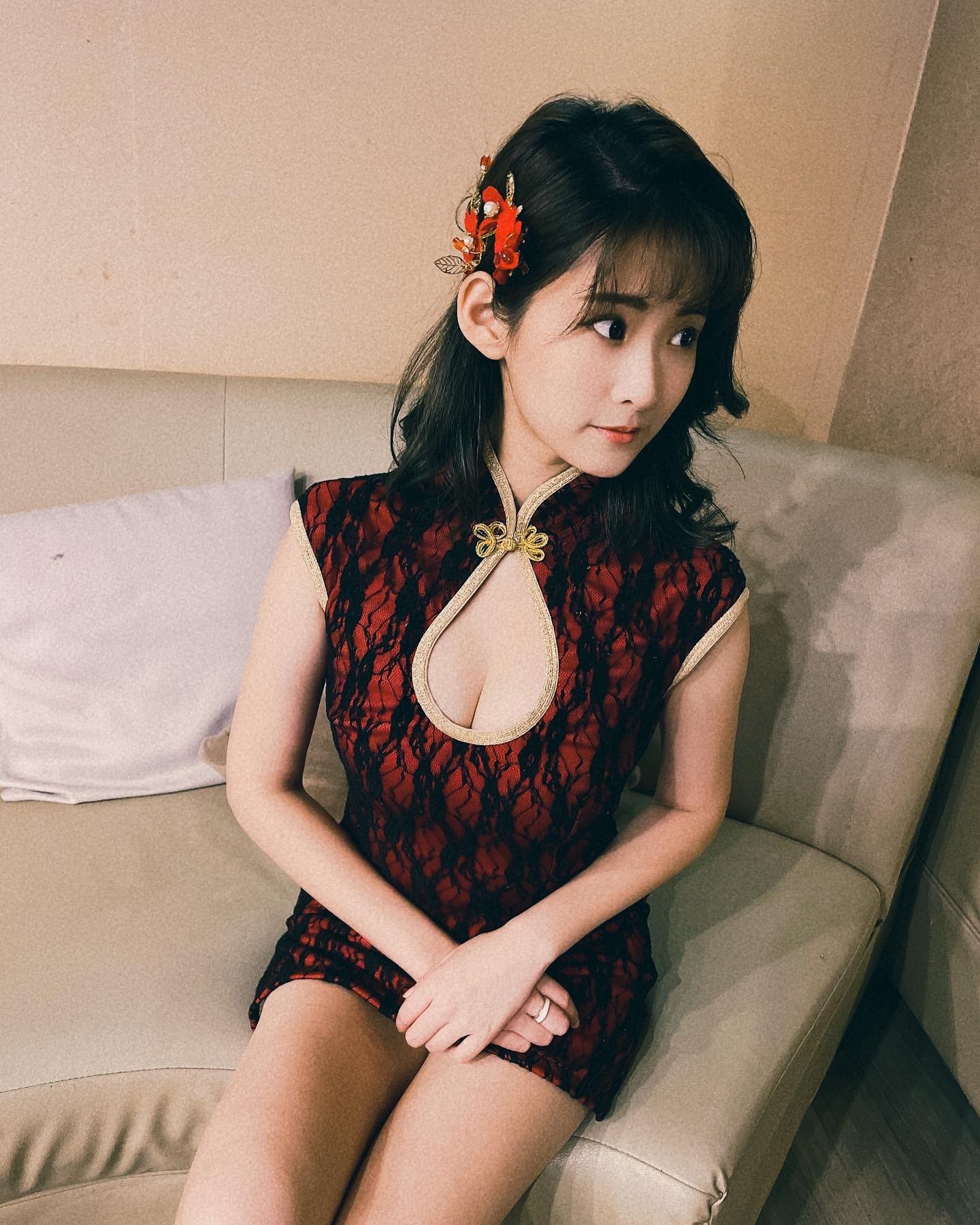 甜美正妹「孔安」水嫩感無敵，秀出「渾圓大奶」顏值太高「乳香四溢」-第1章-图片4