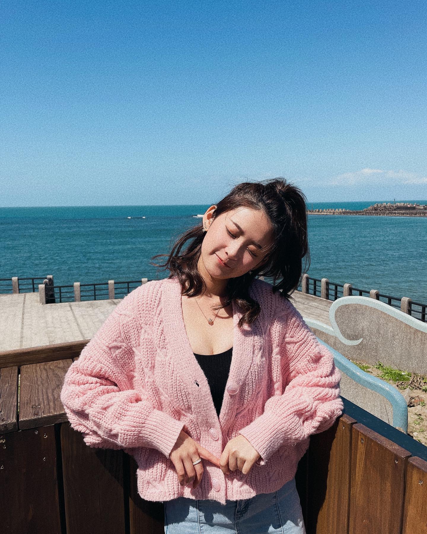 甜美正妹「孔安」水嫩感無敵，秀出「渾圓大奶」顏值太高「乳香四溢」-第1章-图片7