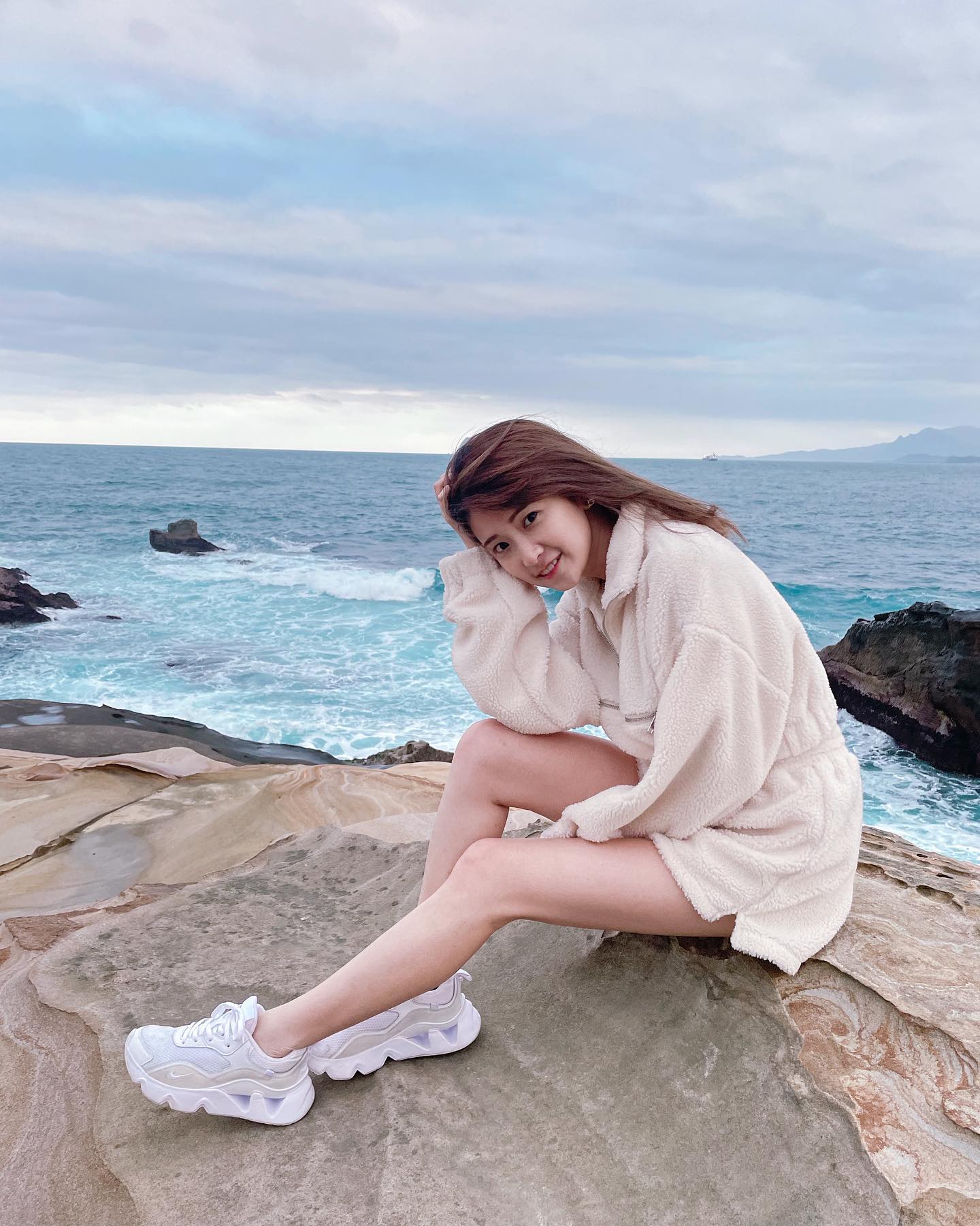 甜美正妹「孔安」水嫩感無敵，秀出「渾圓大奶」顏值太高「乳香四溢」-第1章-图片9