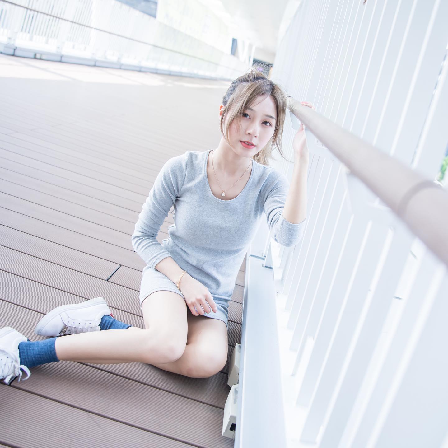 長腿氣質美女「曹媛媛」深藏不露好身材太驚喜！「奶量溢出」濃醇香