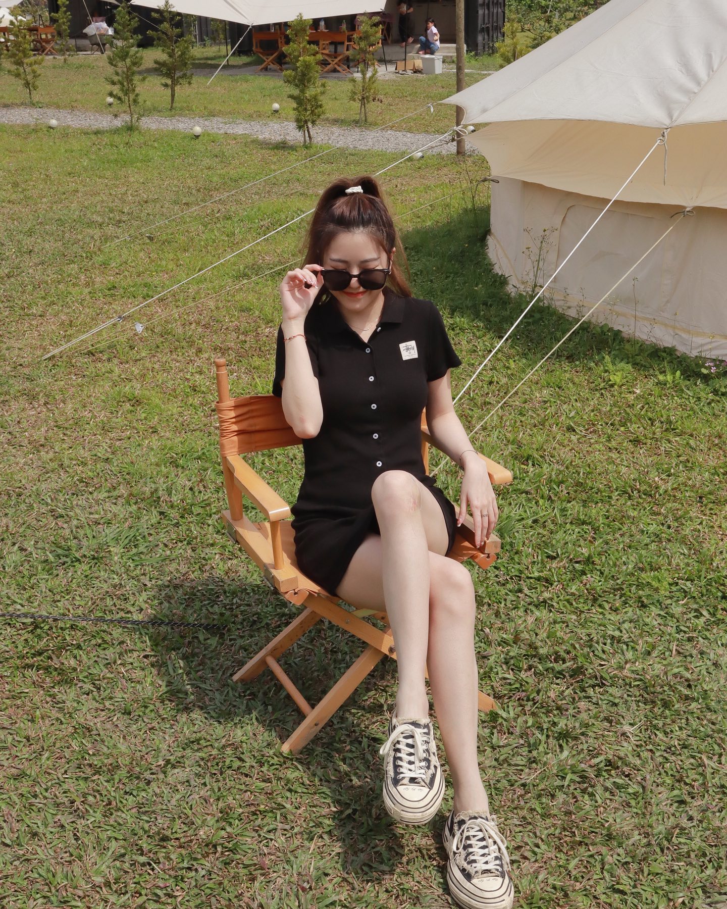 誘惑甜心「李花fafa」迷人長腿佔據畫面，中路好透氣，每片肌膚都要深呼吸-第1章-图片5