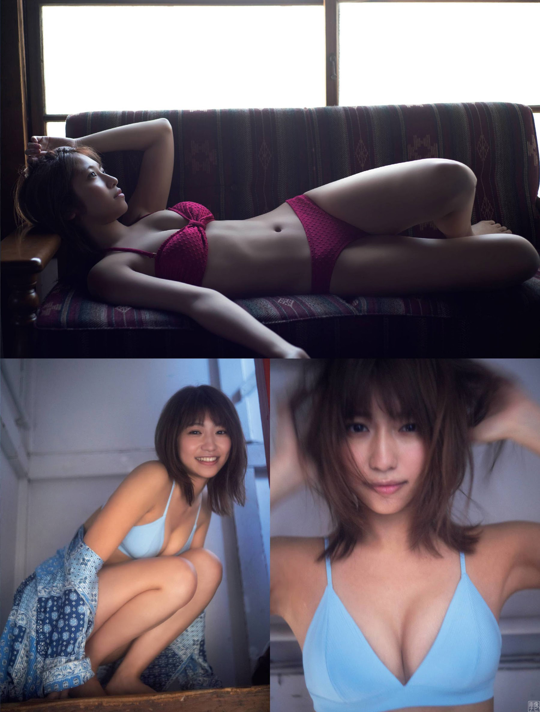 HKT４８山下エミリー 唇と美乳がセクシーなグラビア畫像2022/5/16追加 ここから-第1章-图片6