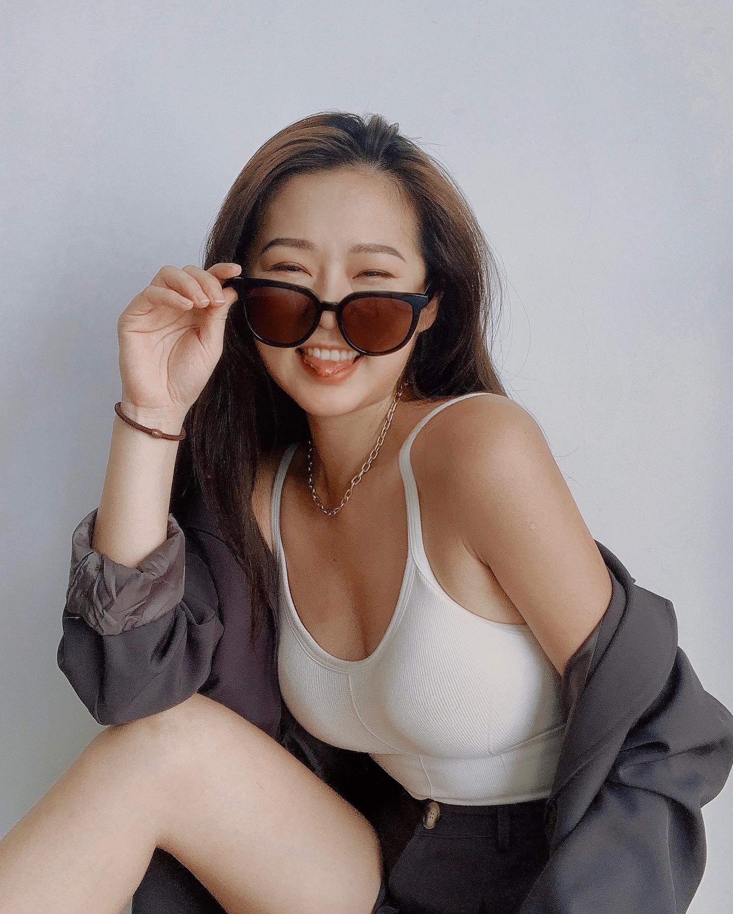 甜力美人「茜茜」火辣身材擋不住「美乳溢出」水汪眼睛充滿魅力！-第1章-图片1