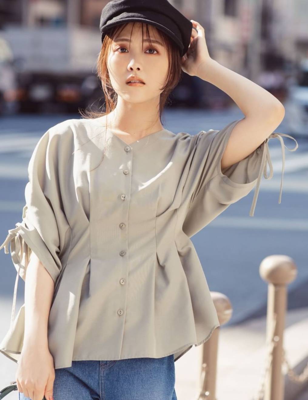 清澈的眼眸以及吹彈可破的白皙皮膚讓人深深吸引新田幸香-第1章-图片11