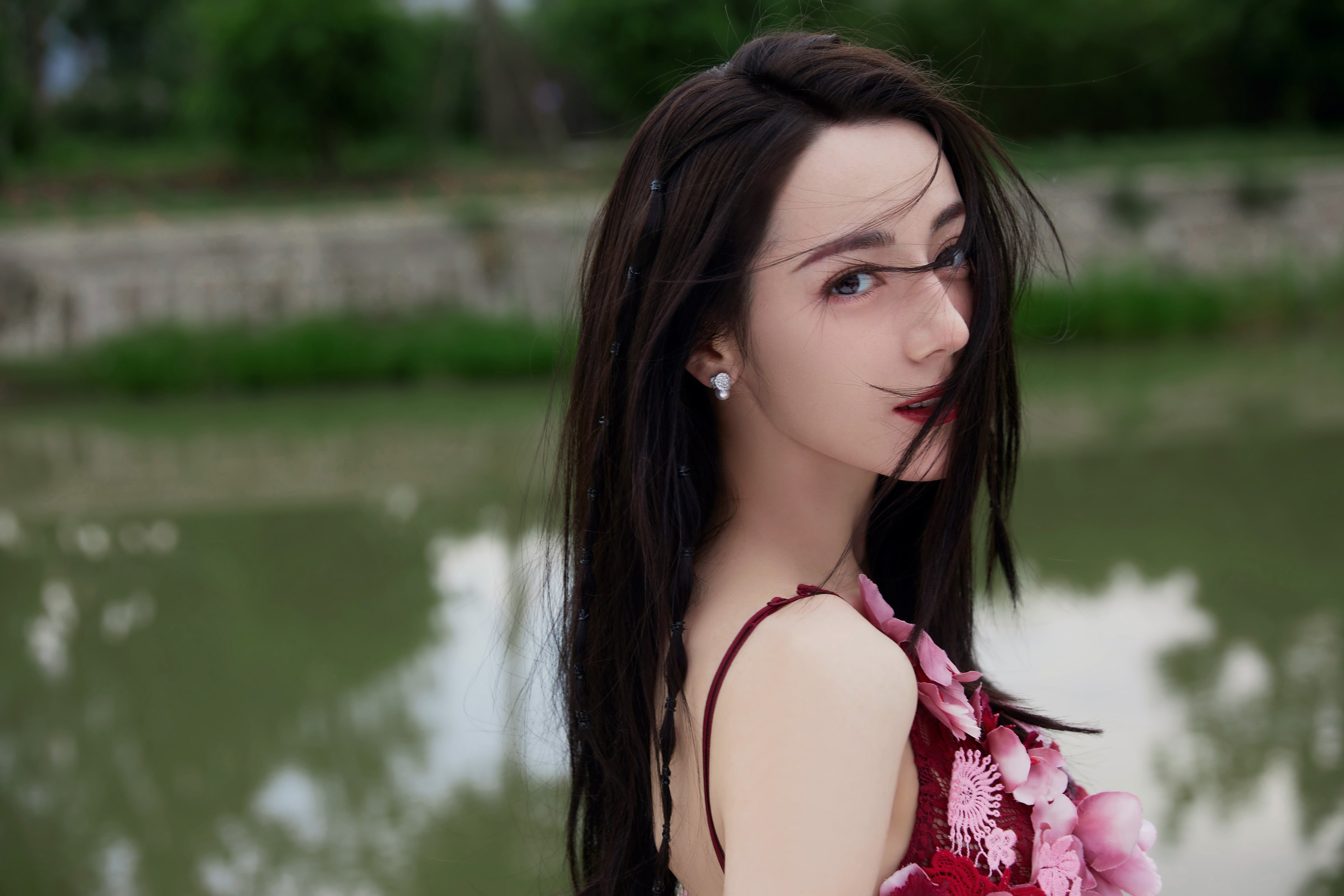 公主紅花裙—迪麗熱巴[高清套圖]-第1章-图片10