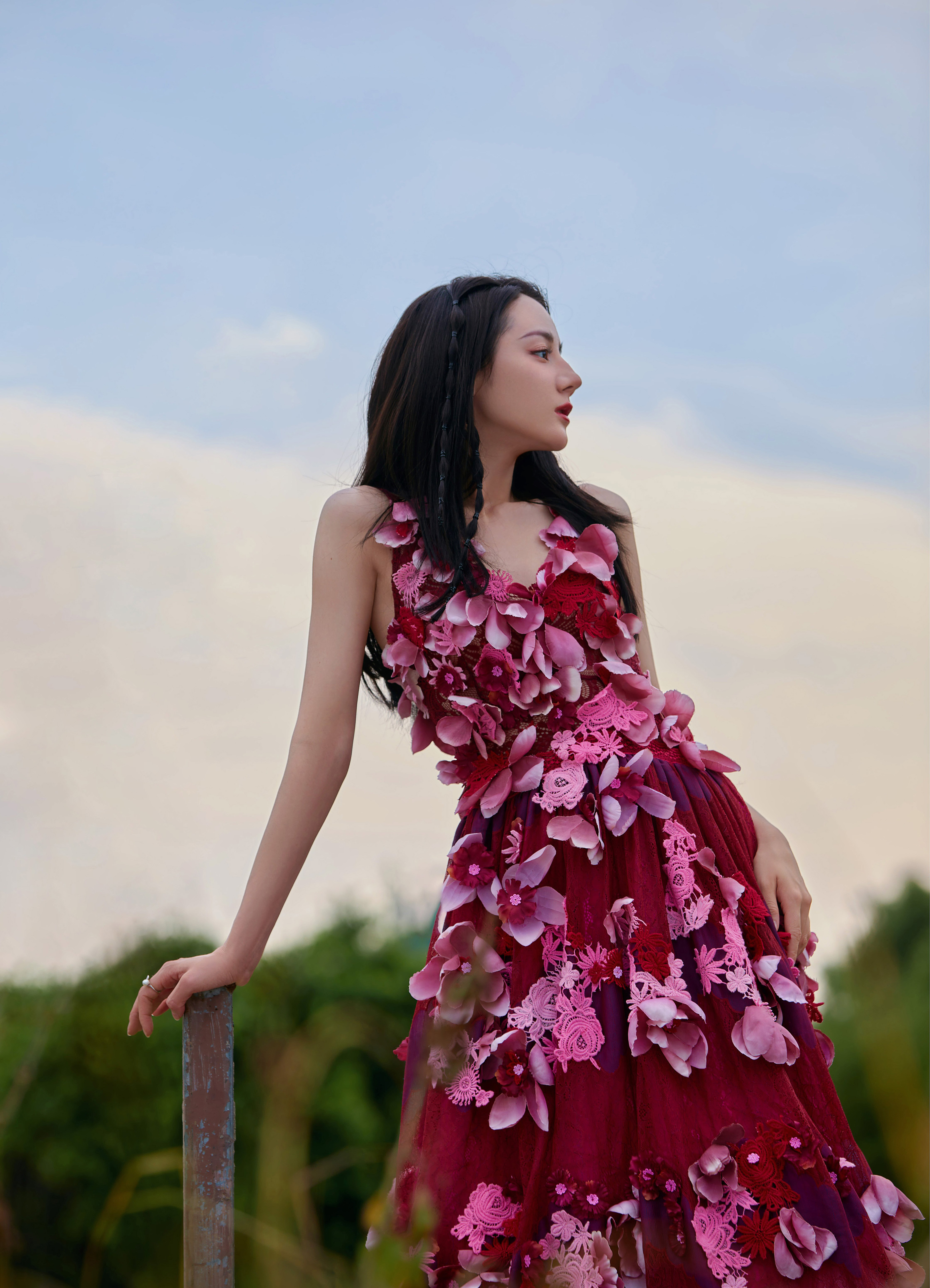 公主紅花裙—迪麗熱巴[高清套圖]-第1章-图片14