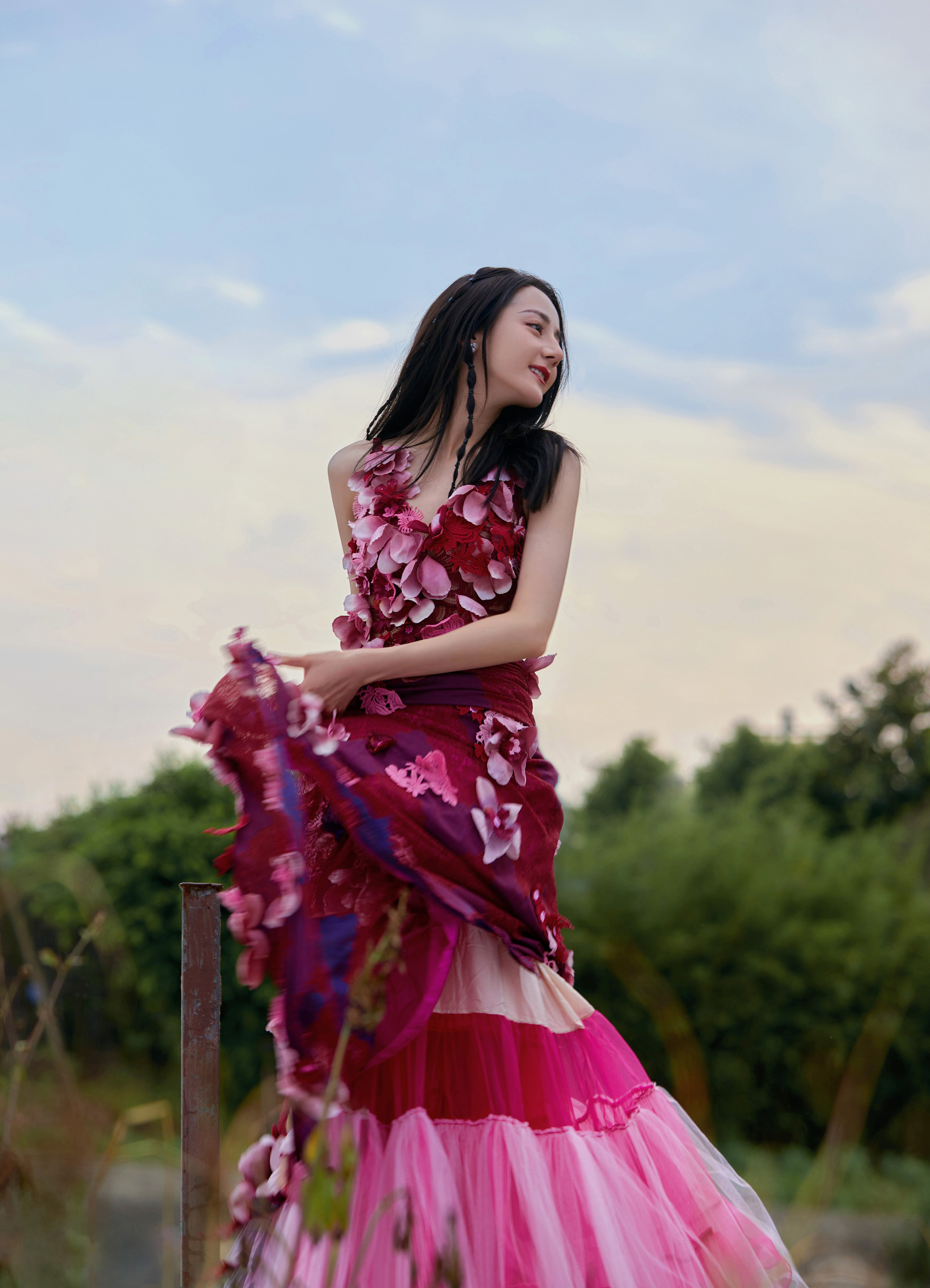 公主紅花裙—迪麗熱巴[高清套圖]-第1章-图片15