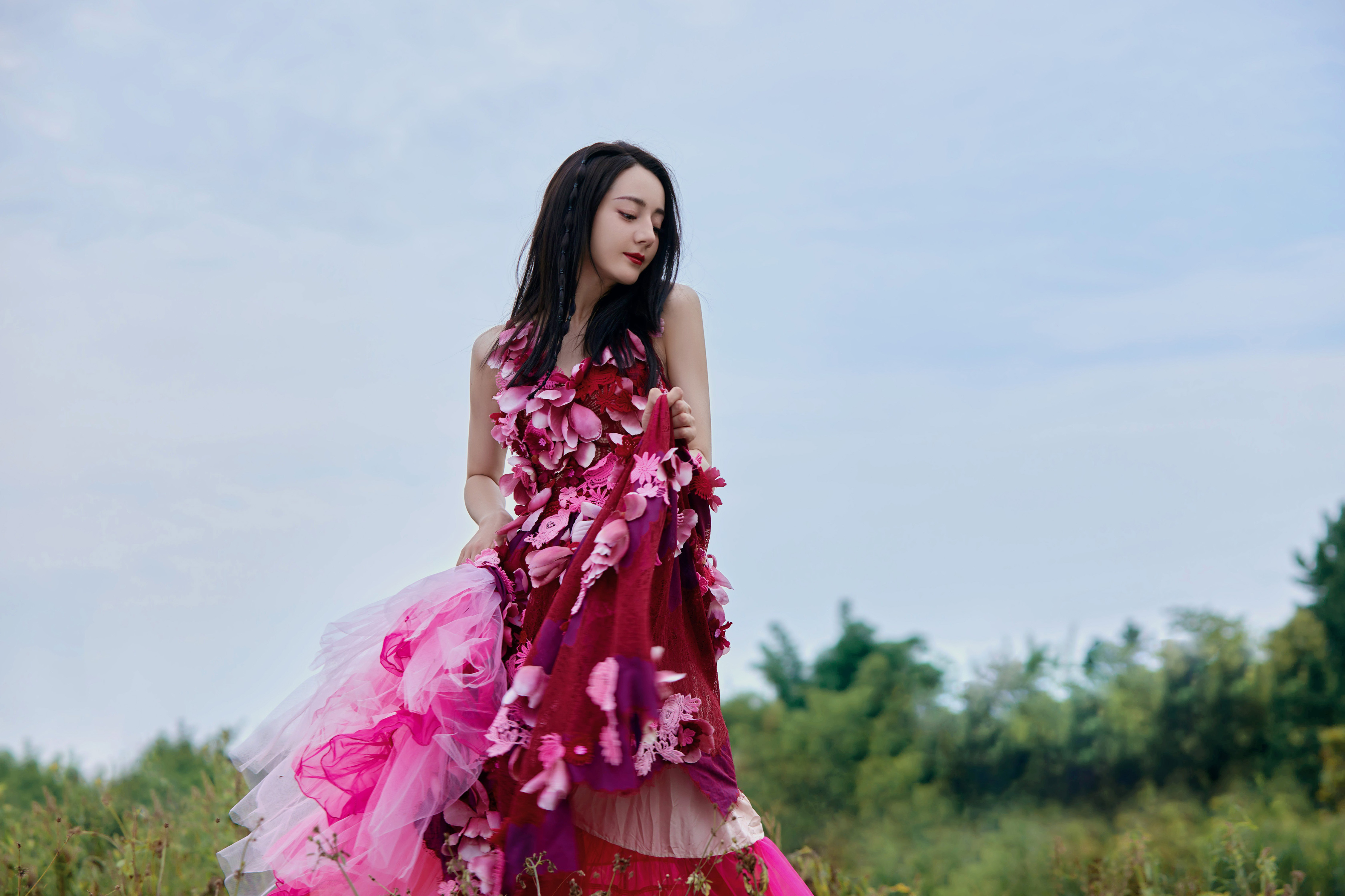 公主紅花裙—迪麗熱巴[高清套圖]-第1章-图片17