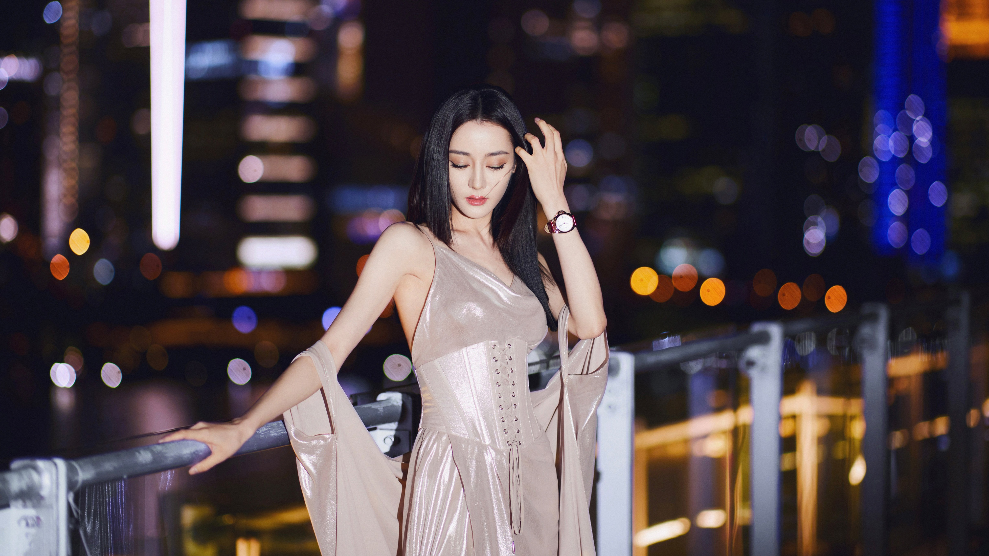 香檳小禮服—迪麗熱巴[高清套圖]-第1章-图片10