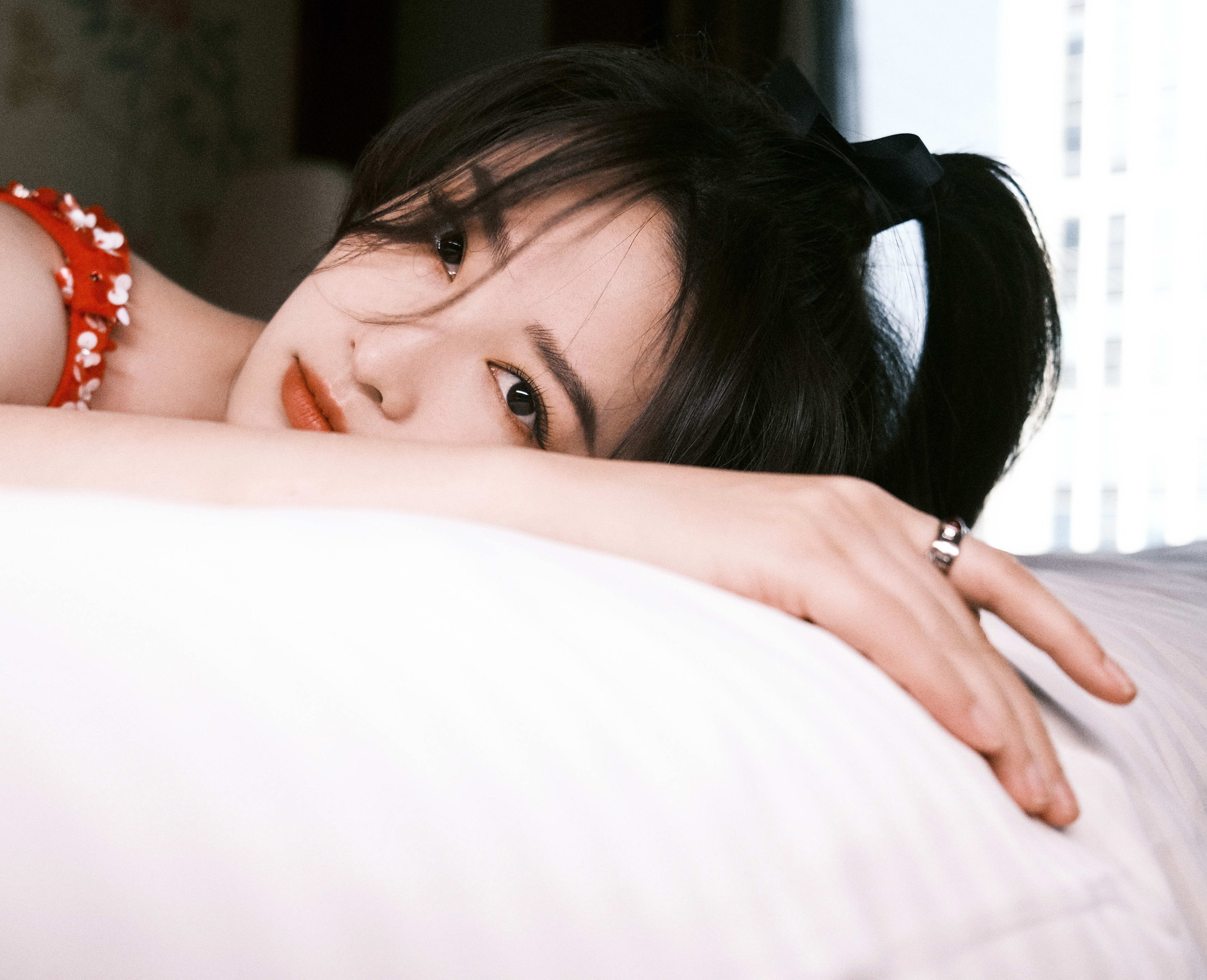 朱顏紅衫高馬尾—李沁[高清套圖]-第1章-图片3