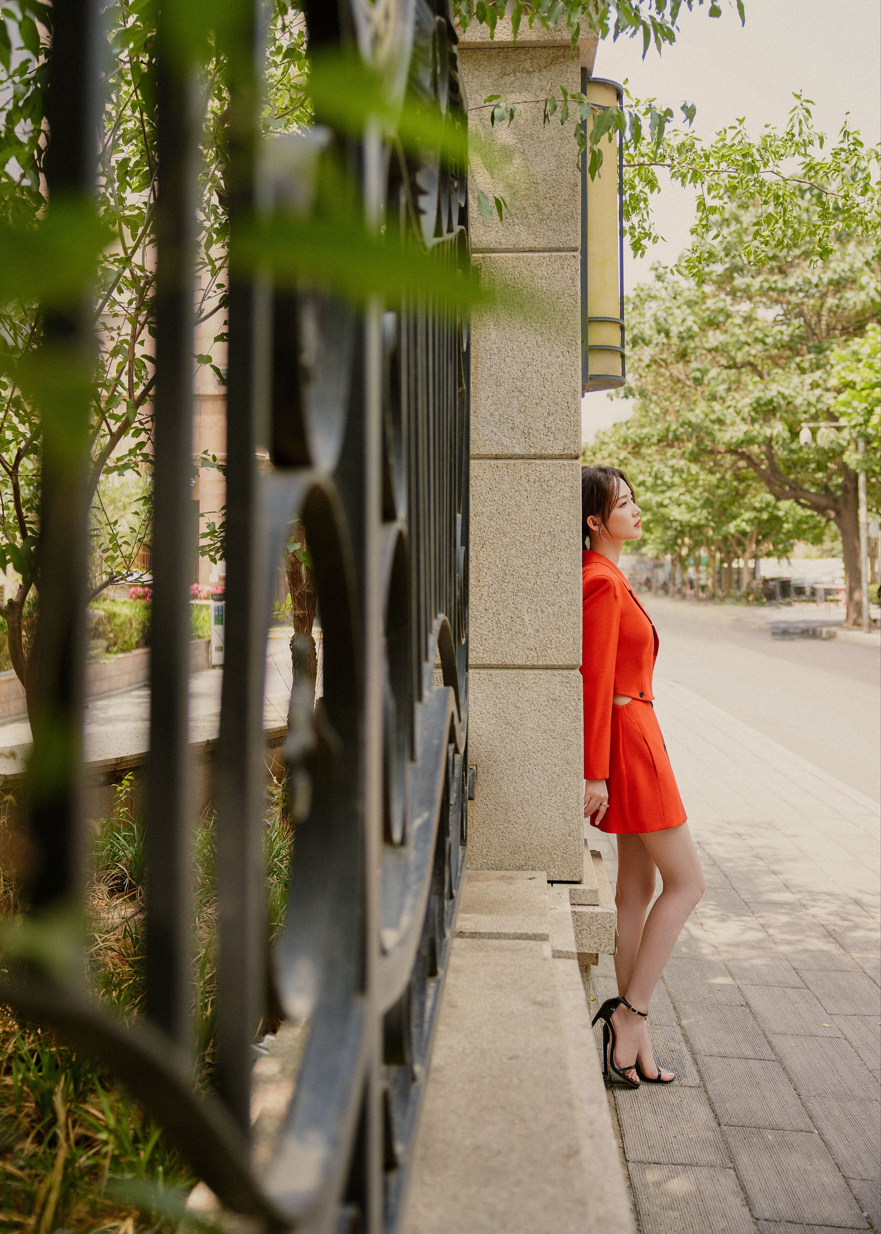 朱顏紅衫高馬尾—李沁[高清套圖]-第1章-图片21