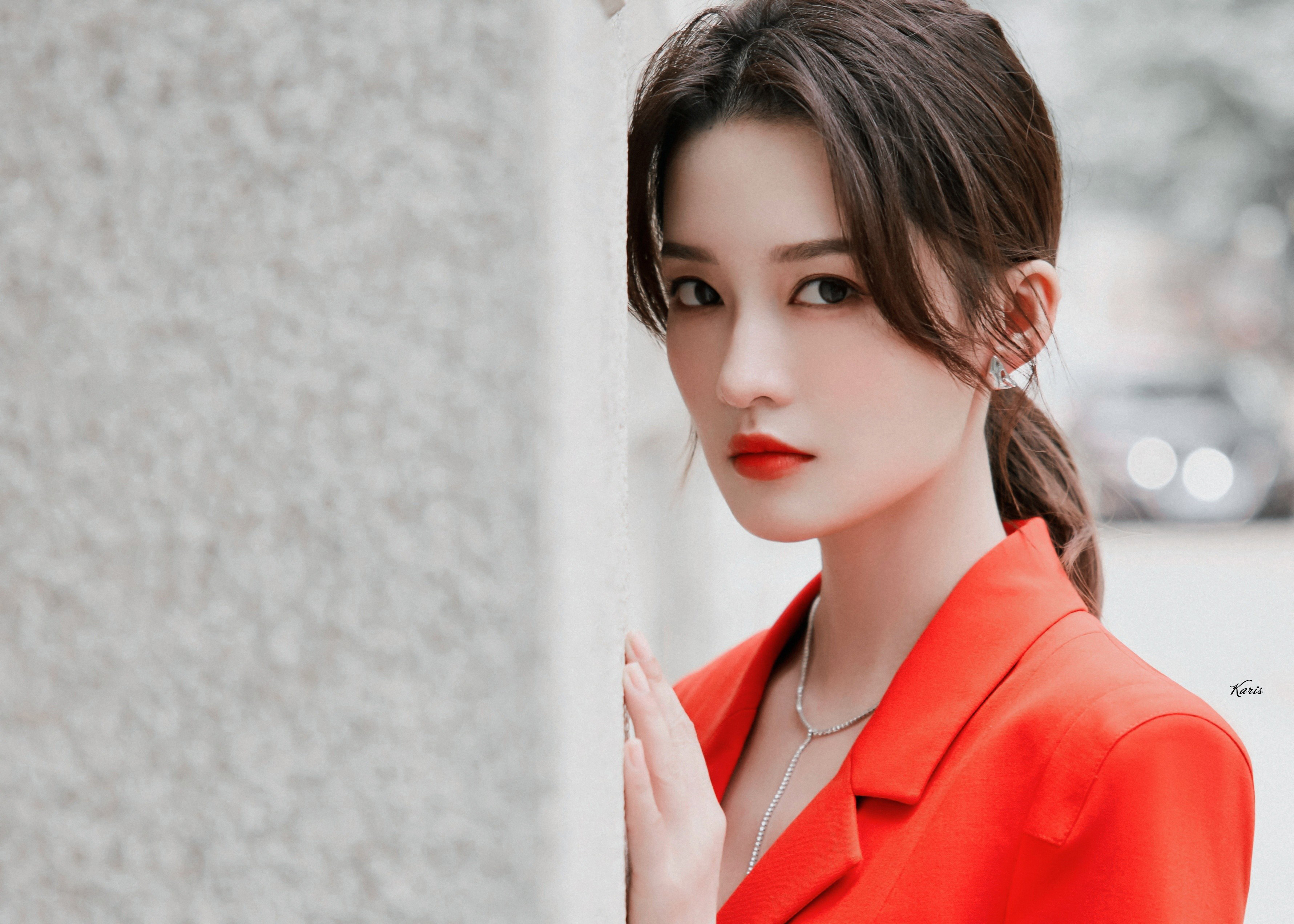 朱顏紅衫高馬尾—李沁[高清套圖]-第1章-图片23