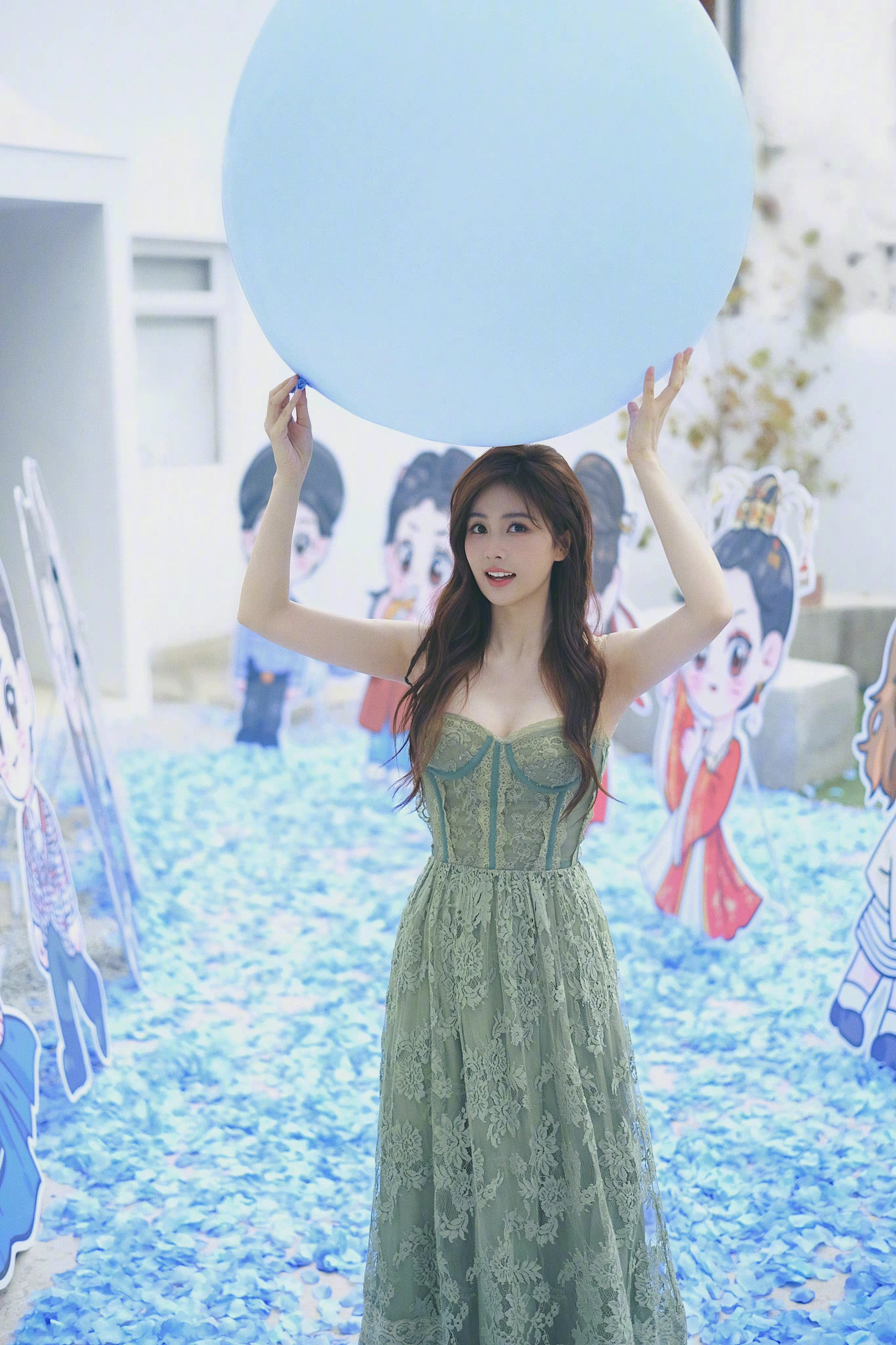 一身碧綠歡慶生—白鹿 [高清套圖]-第1章-图片5